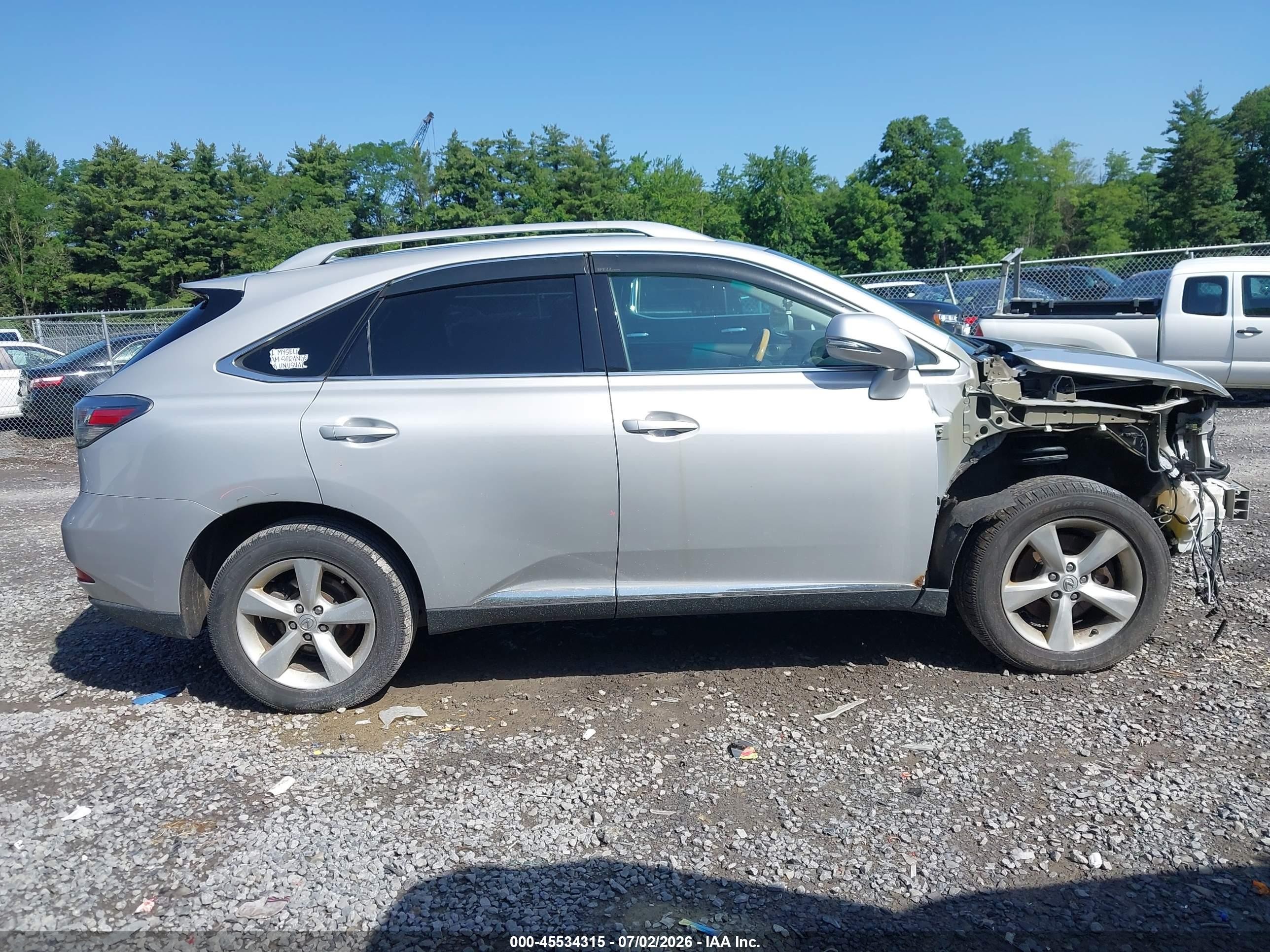 2012 Lexus Rx 350   Silver vin: 2T2BK1BA2CC126106