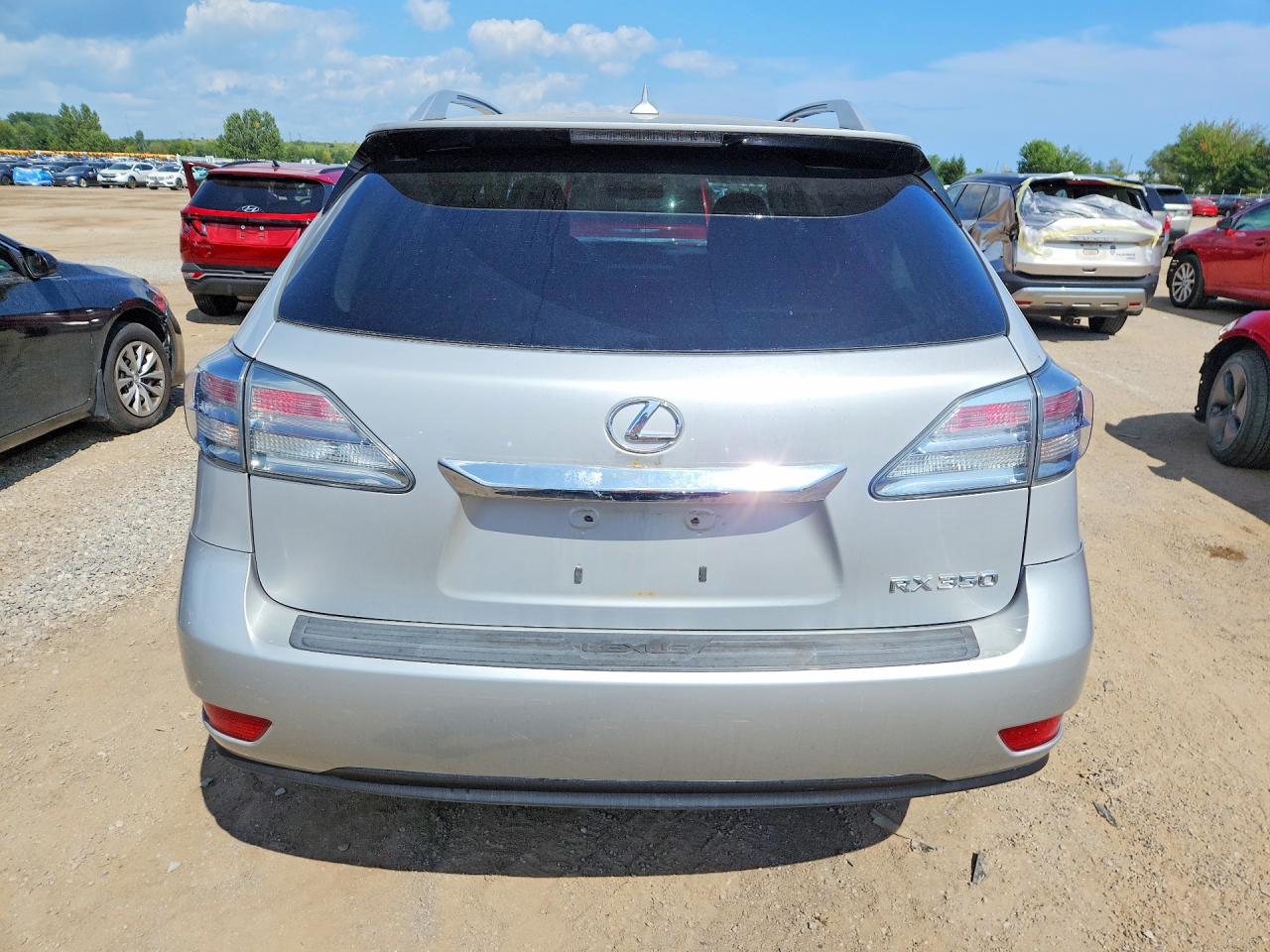 2012 Lexus Rx 350 Silver vin: 2T2BK1BA2CC138045