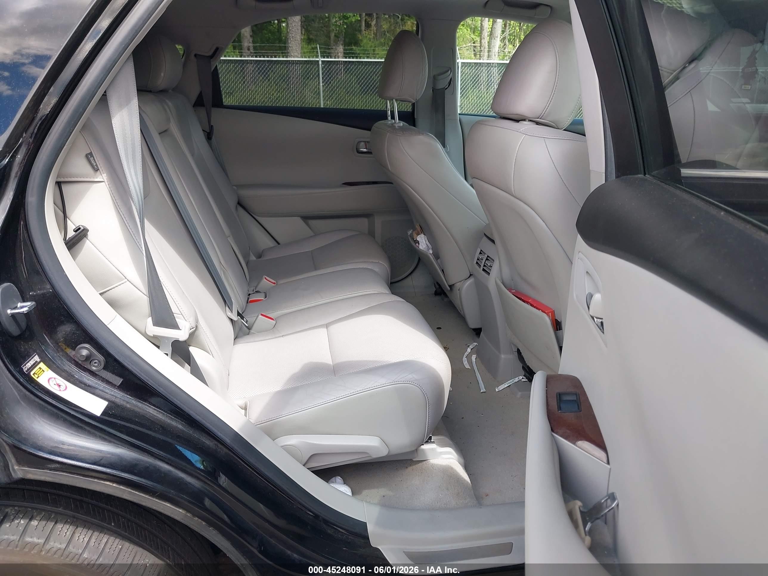 2012 Lexus Rx 350   Black vin: 2T2BK1BA2CC138207
