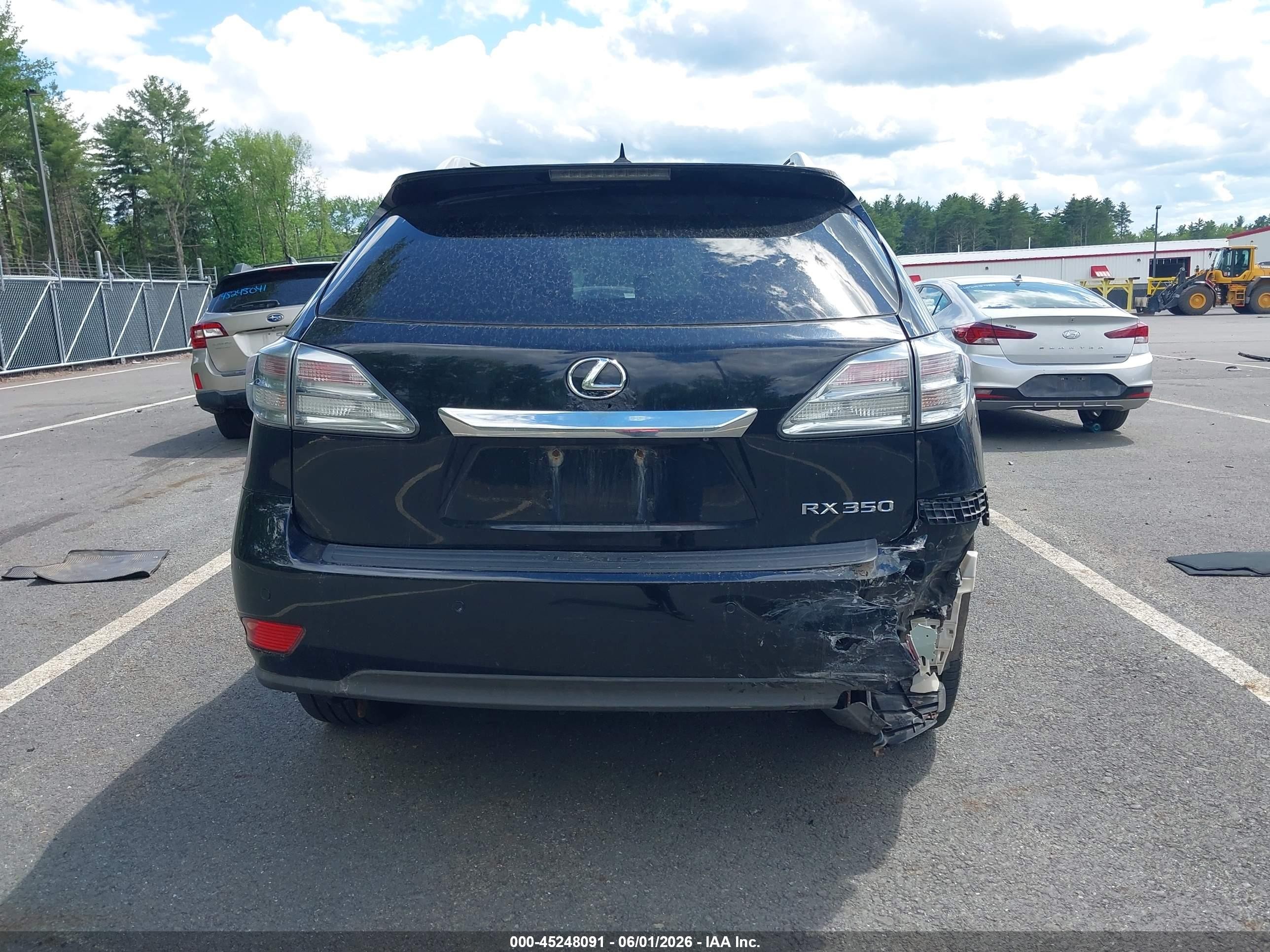 2012 Lexus Rx 350   Black vin: 2T2BK1BA2CC138207