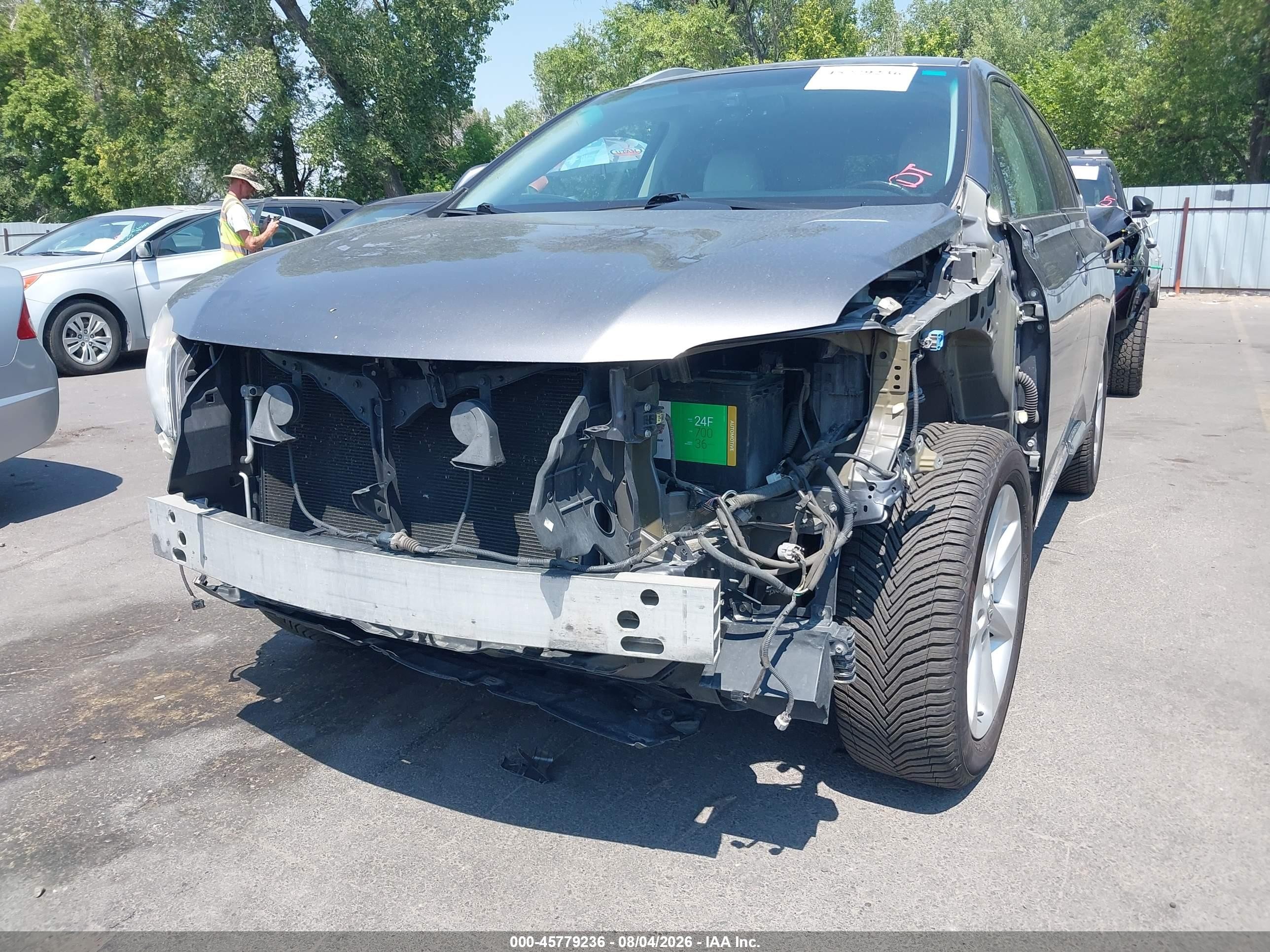 2012 Lexus Rx 350   Gray vin: 2T2BK1BA2CC141995