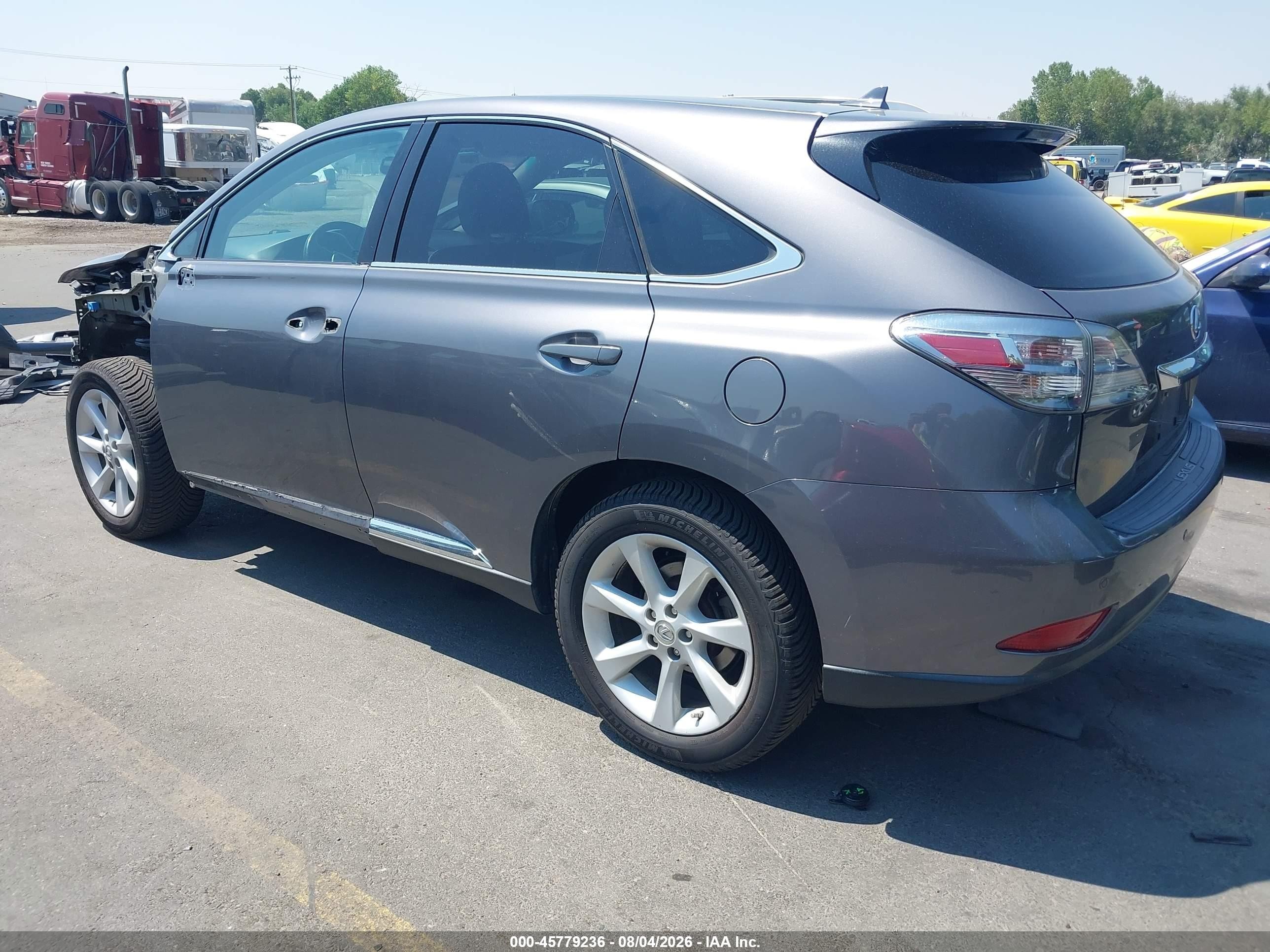 2012 Lexus Rx 350   Gray vin: 2T2BK1BA2CC141995