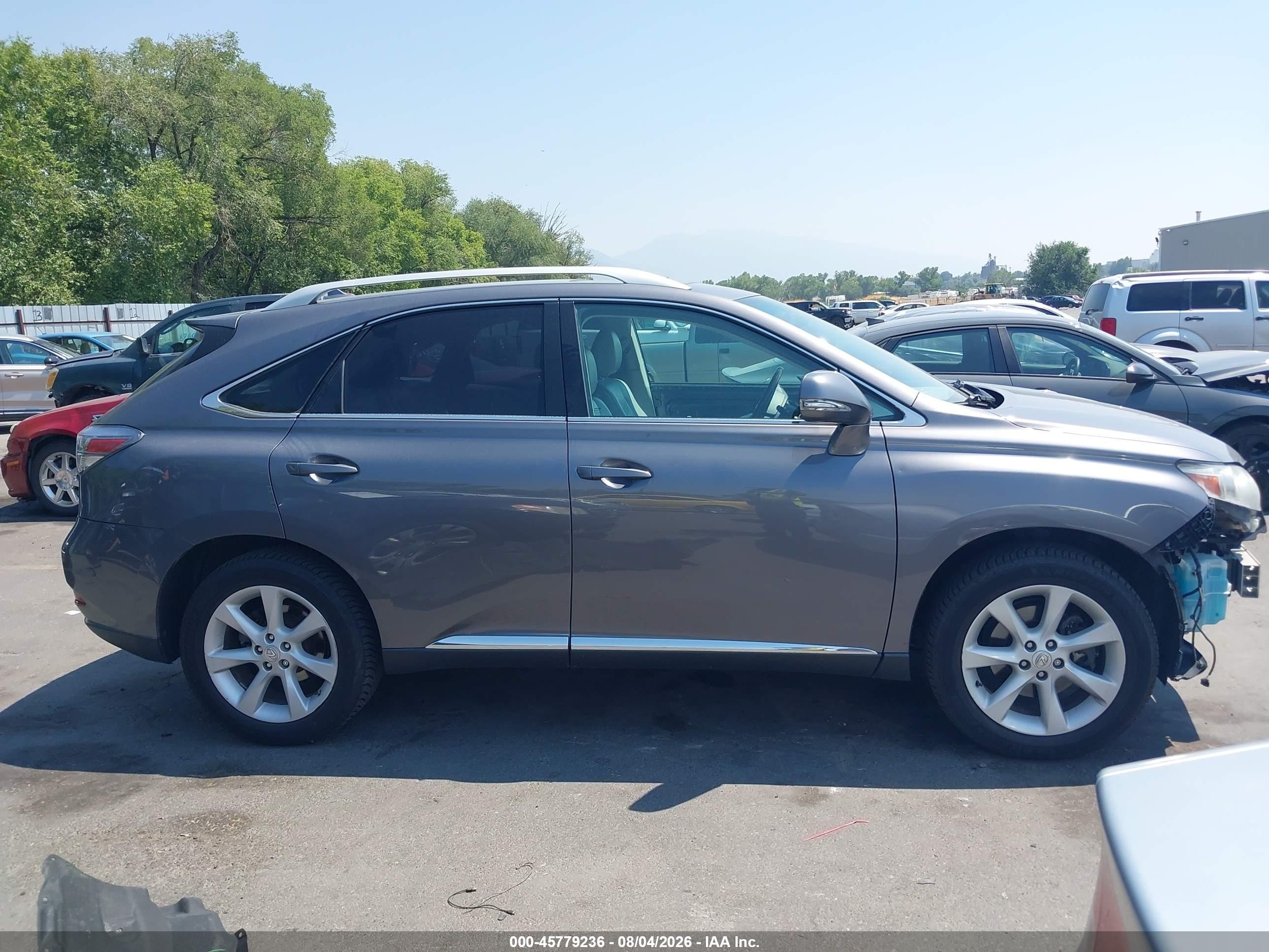 2012 Lexus Rx 350   Gray vin: 2T2BK1BA2CC141995