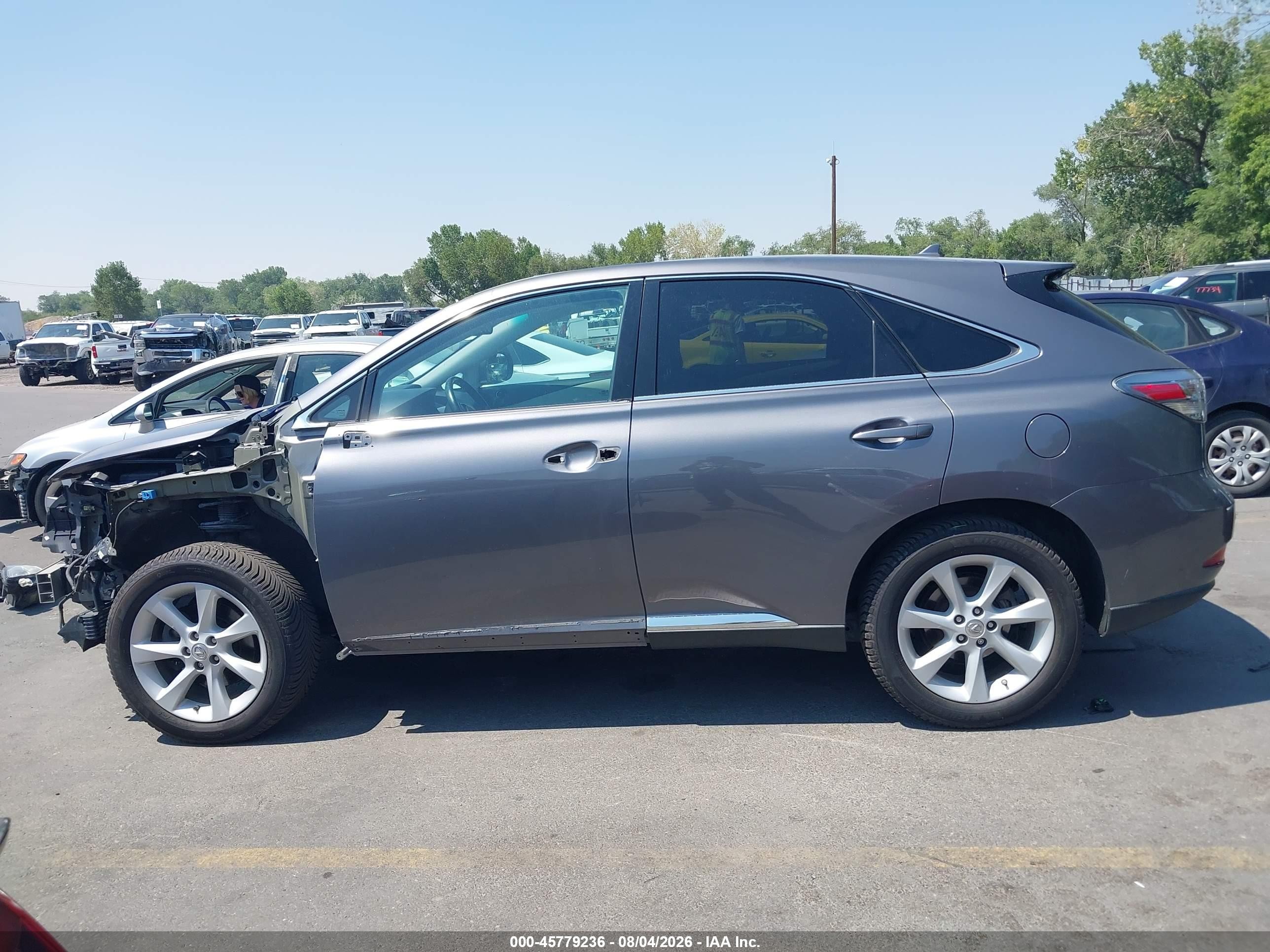 2012 Lexus Rx 350   Gray vin: 2T2BK1BA2CC141995