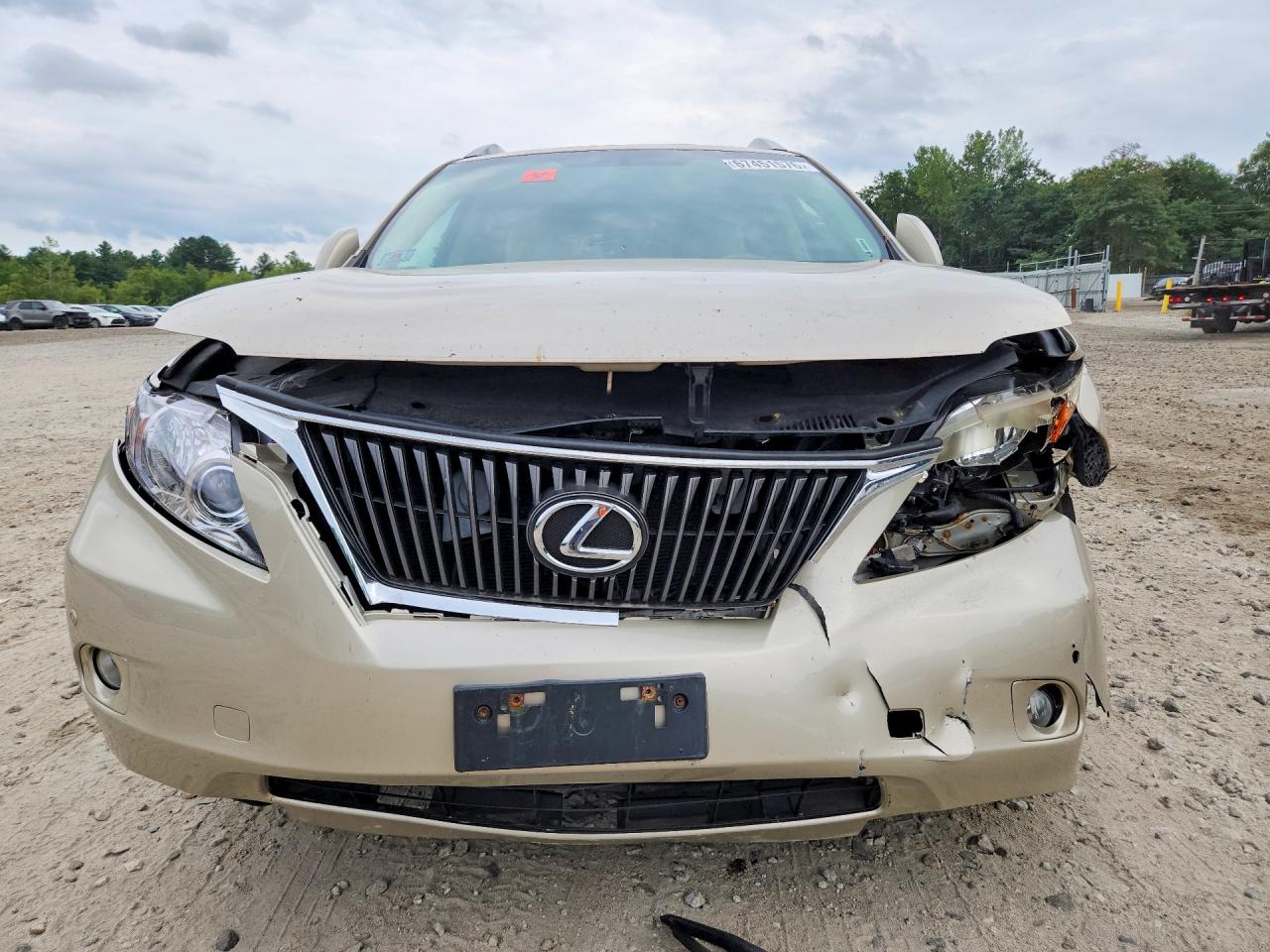 2012 Lexus Rx 350 Cream vin: 2T2BK1BA2CC151149
