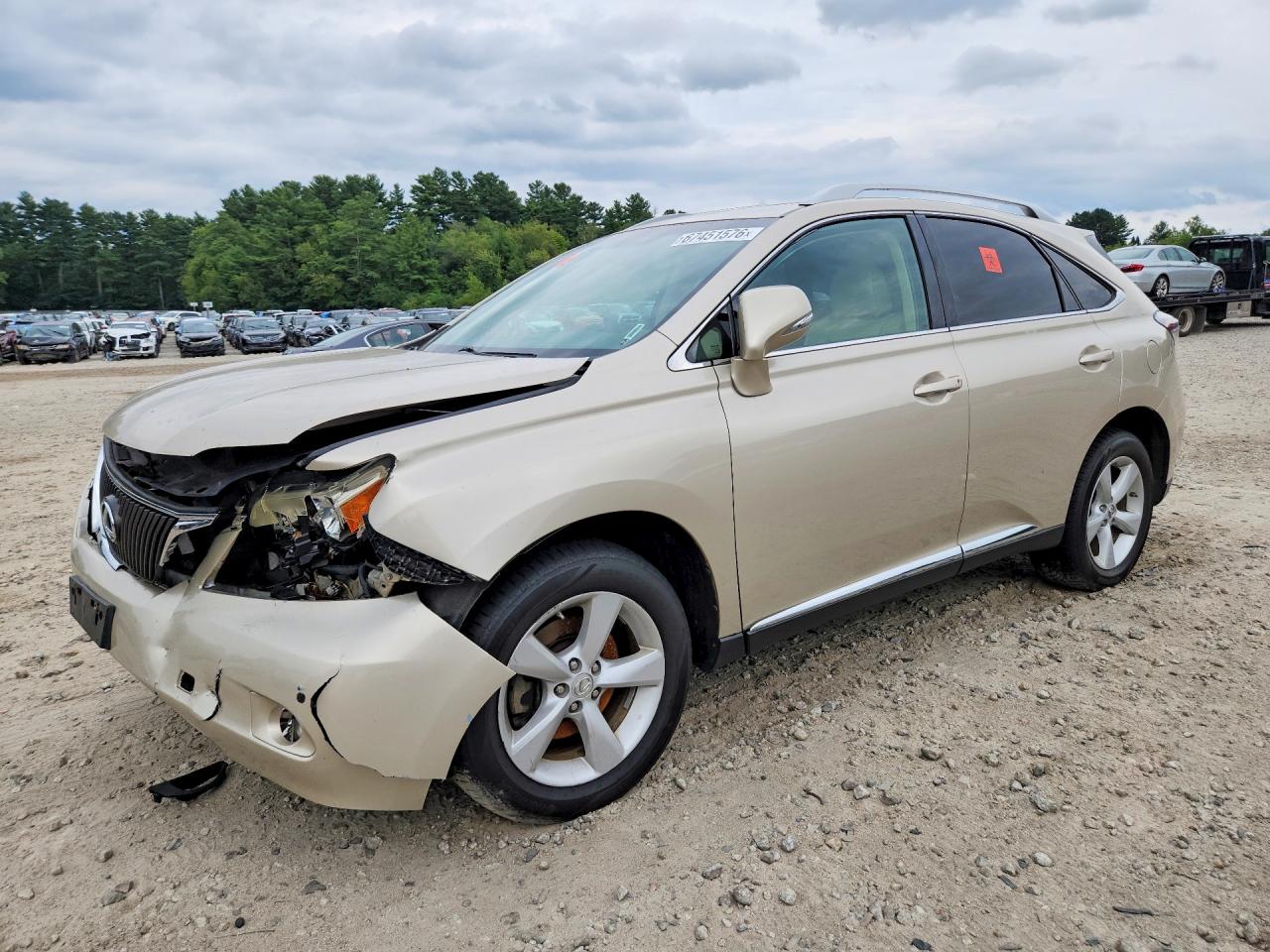 2012 Lexus Rx 350 Cream vin: 2T2BK1BA2CC151149