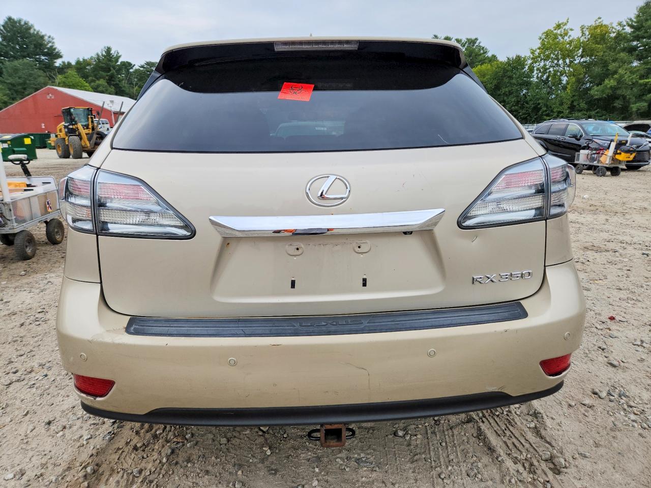 2012 Lexus Rx 350 Cream vin: 2T2BK1BA2CC151149