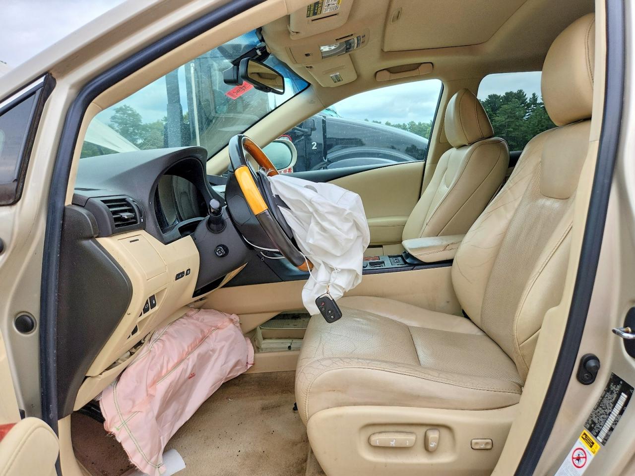2012 Lexus Rx 350 Cream vin: 2T2BK1BA2CC151149