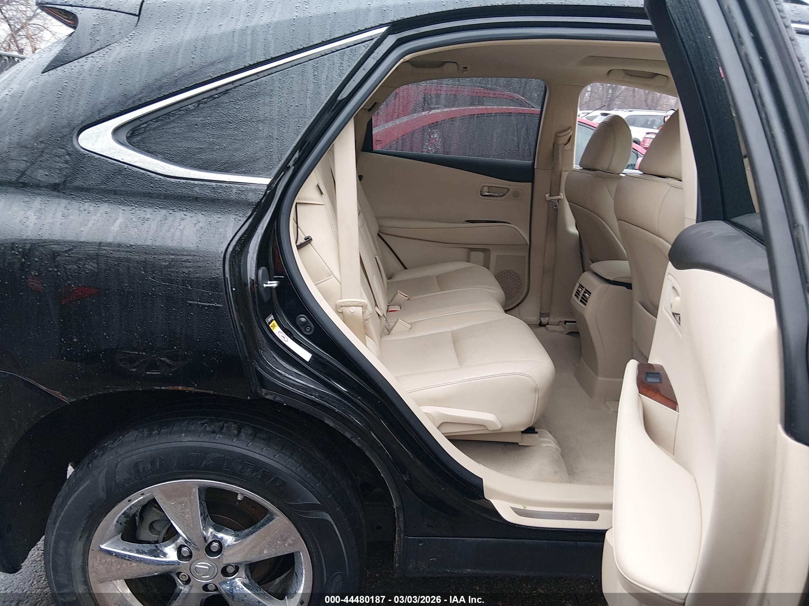2013 Lexus Rx 350   Black vin: 2T2BK1BA2DC155607