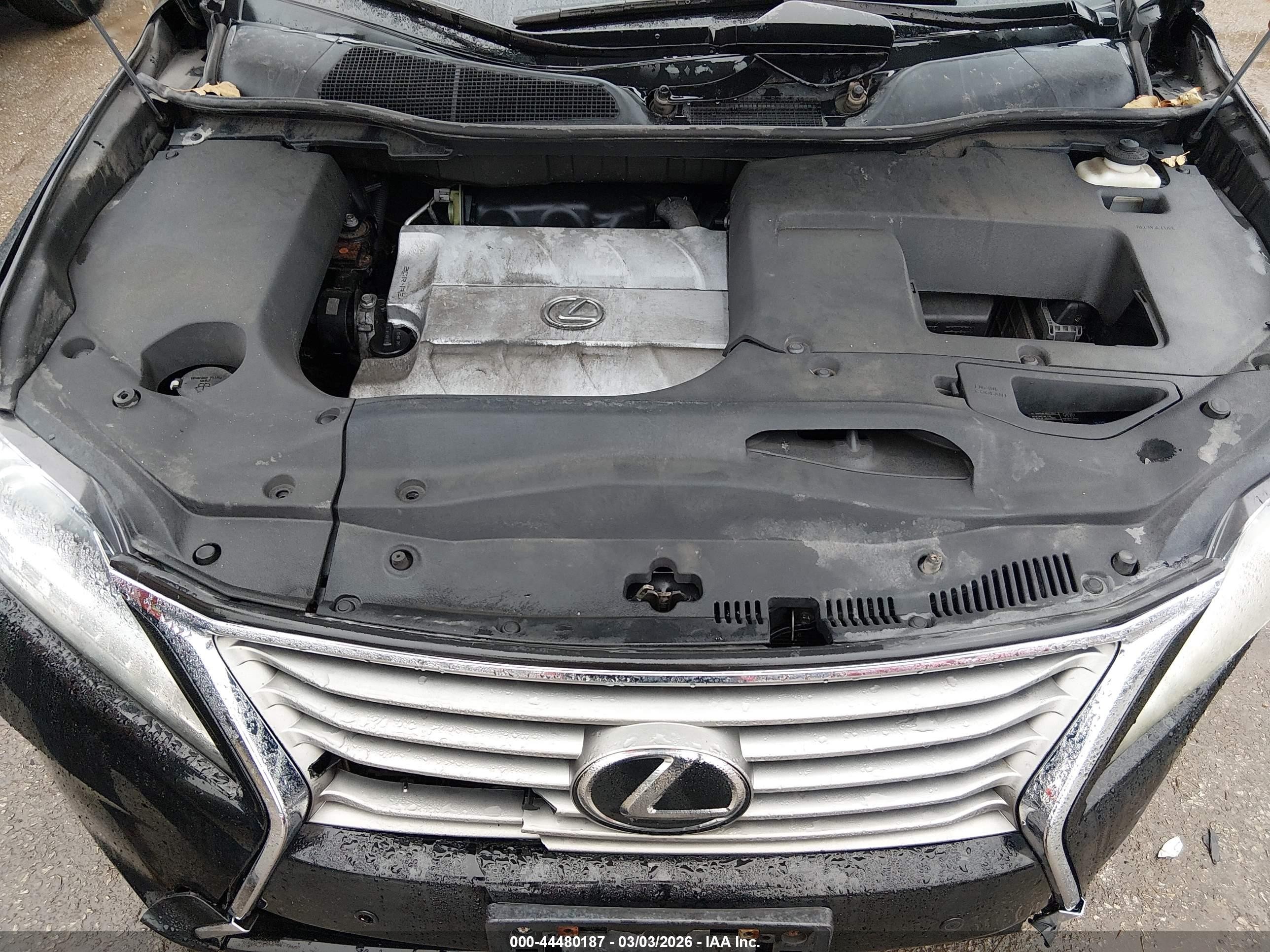2013 Lexus Rx 350   Black vin: 2T2BK1BA2DC155607