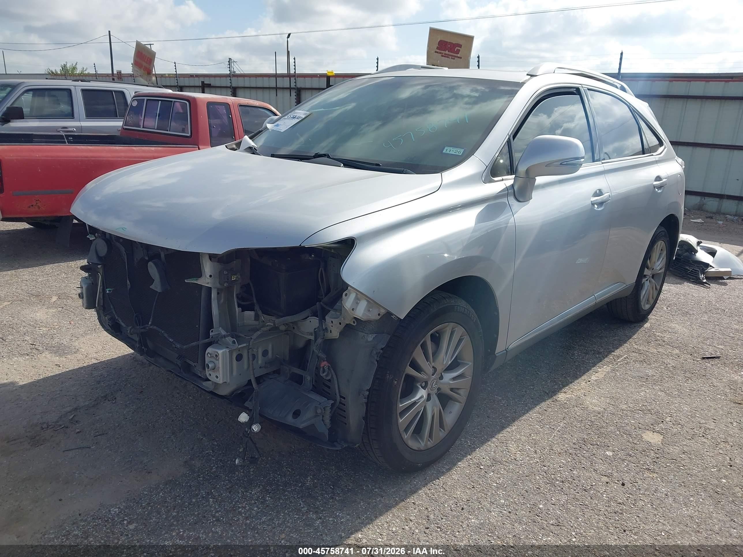 2013 Lexus Rx 350   Silver vin: 2T2BK1BA2DC162511