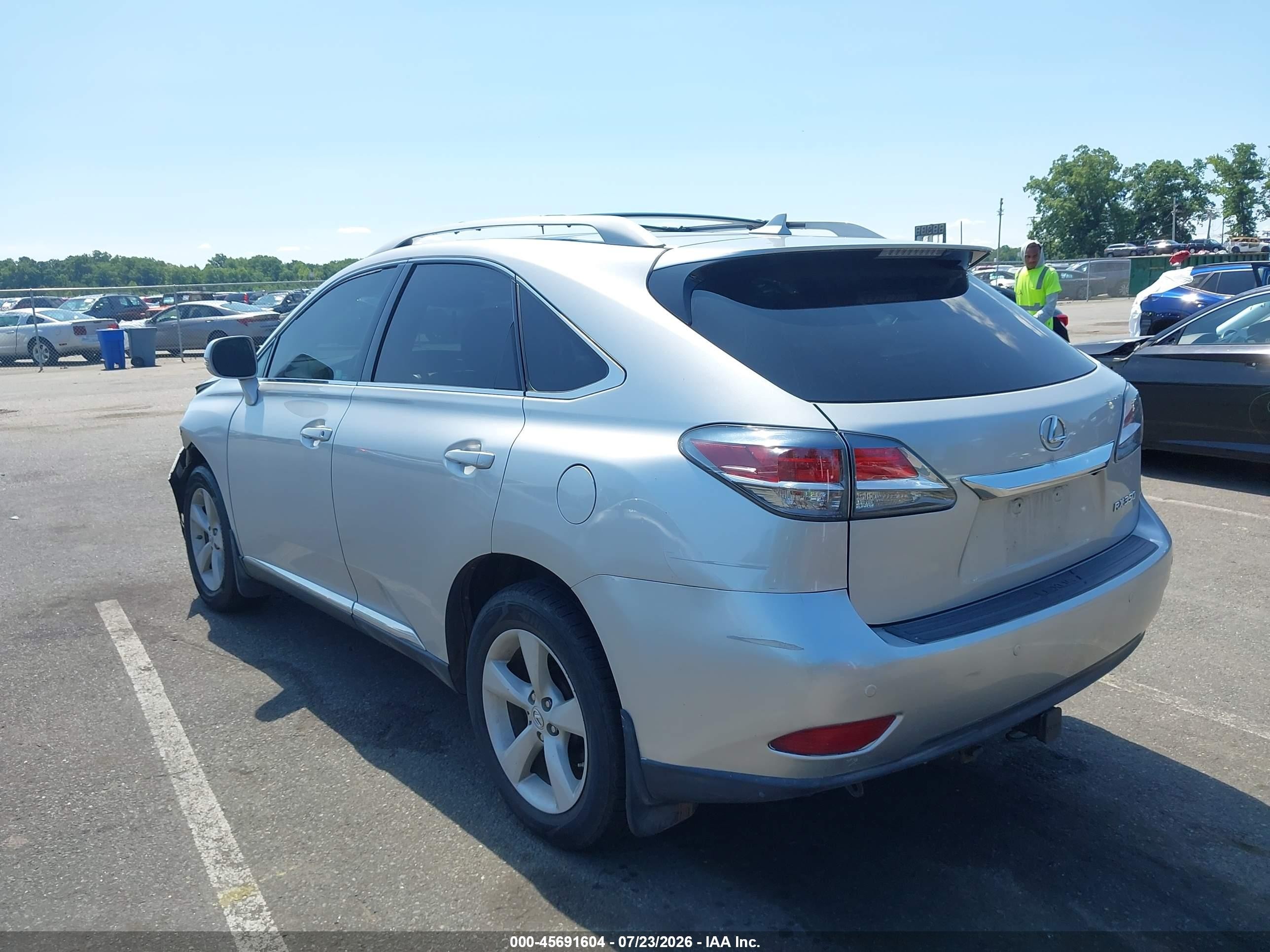 2013 Lexus Rx 350   Silver vin: 2T2BK1BA2DC164145