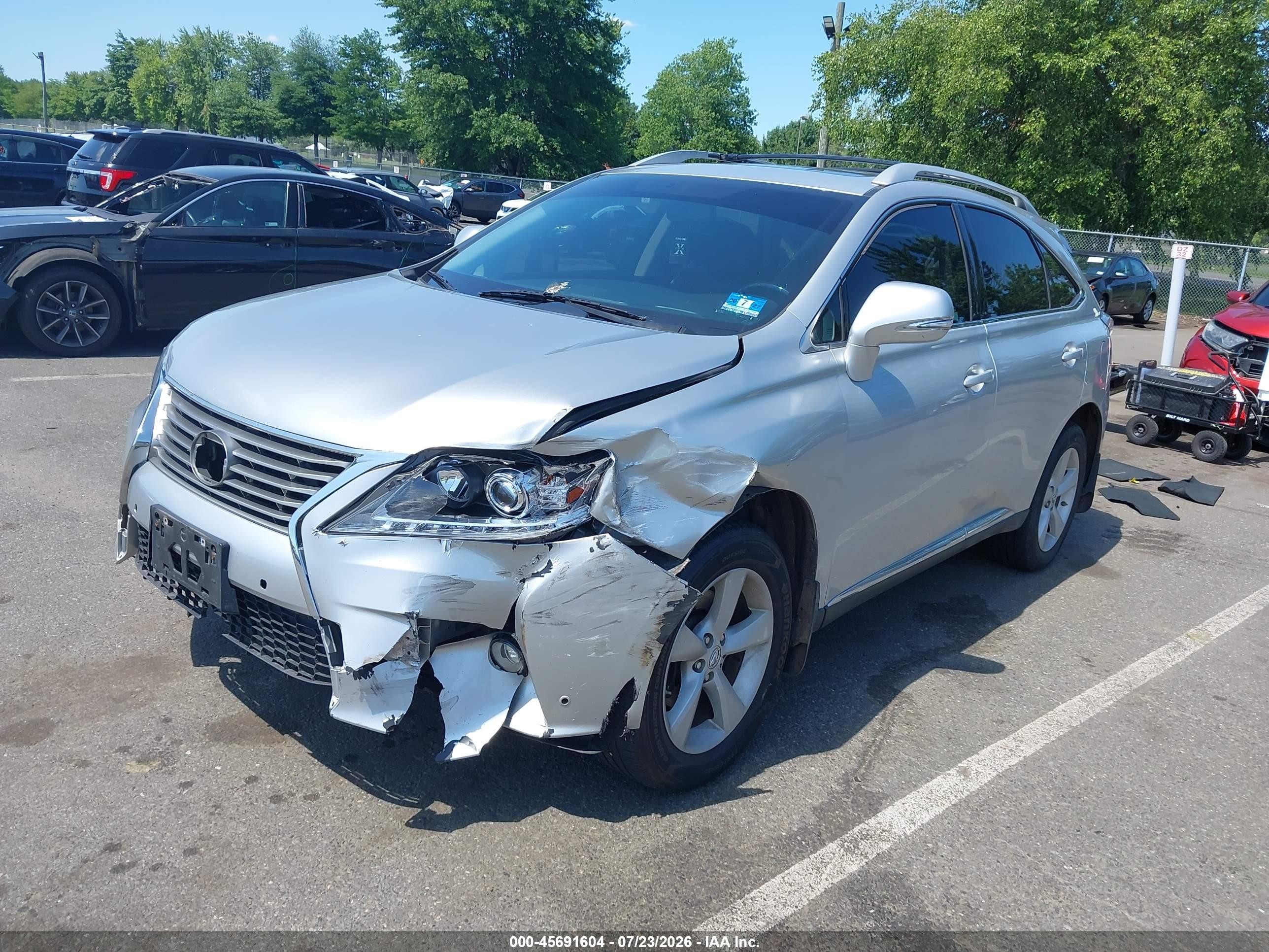 2013 Lexus Rx 350   Silver vin: 2T2BK1BA2DC164145