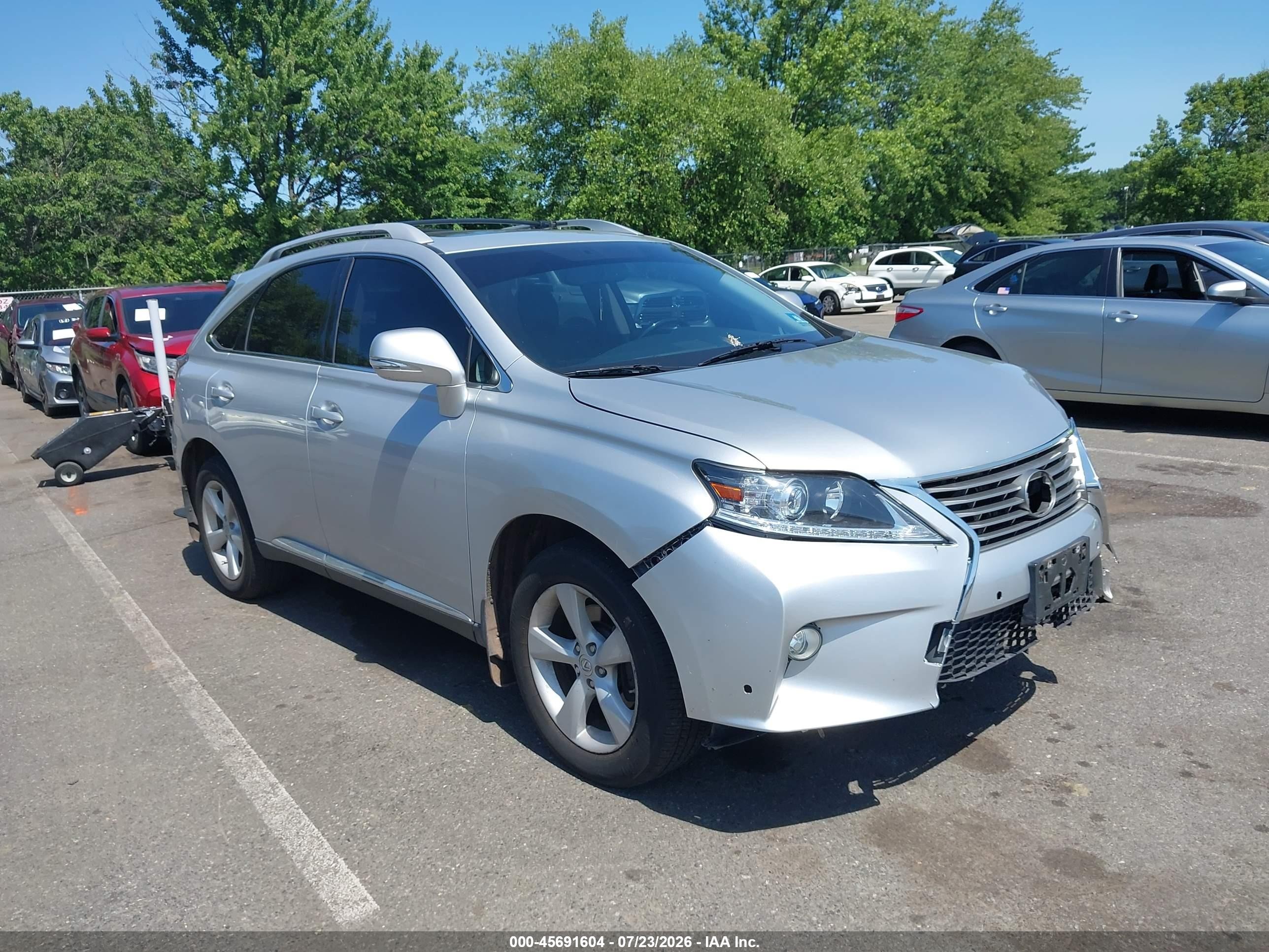 2013 Lexus Rx 350   Silver vin: 2T2BK1BA2DC164145