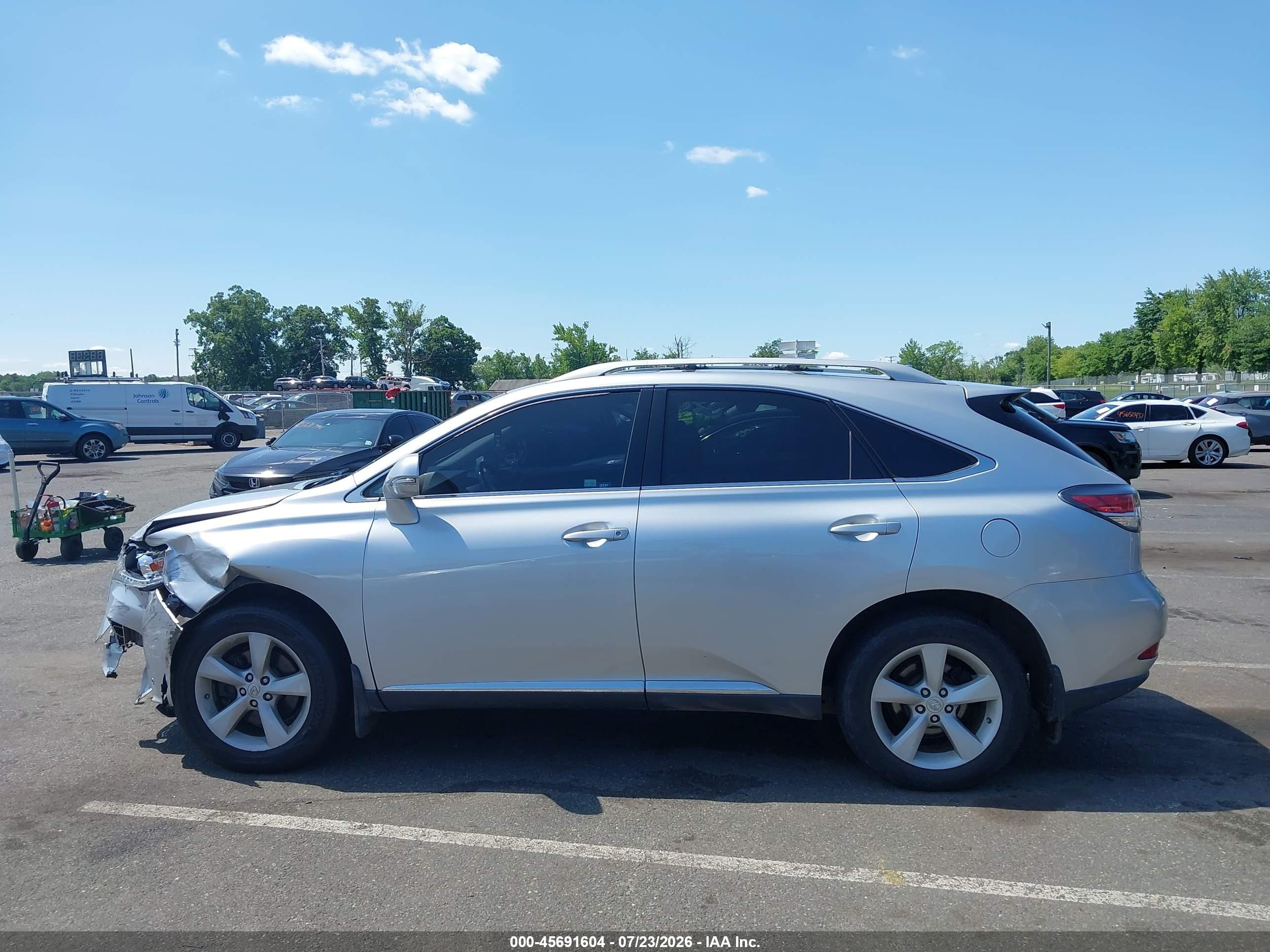 2013 Lexus Rx 350   Silver vin: 2T2BK1BA2DC164145