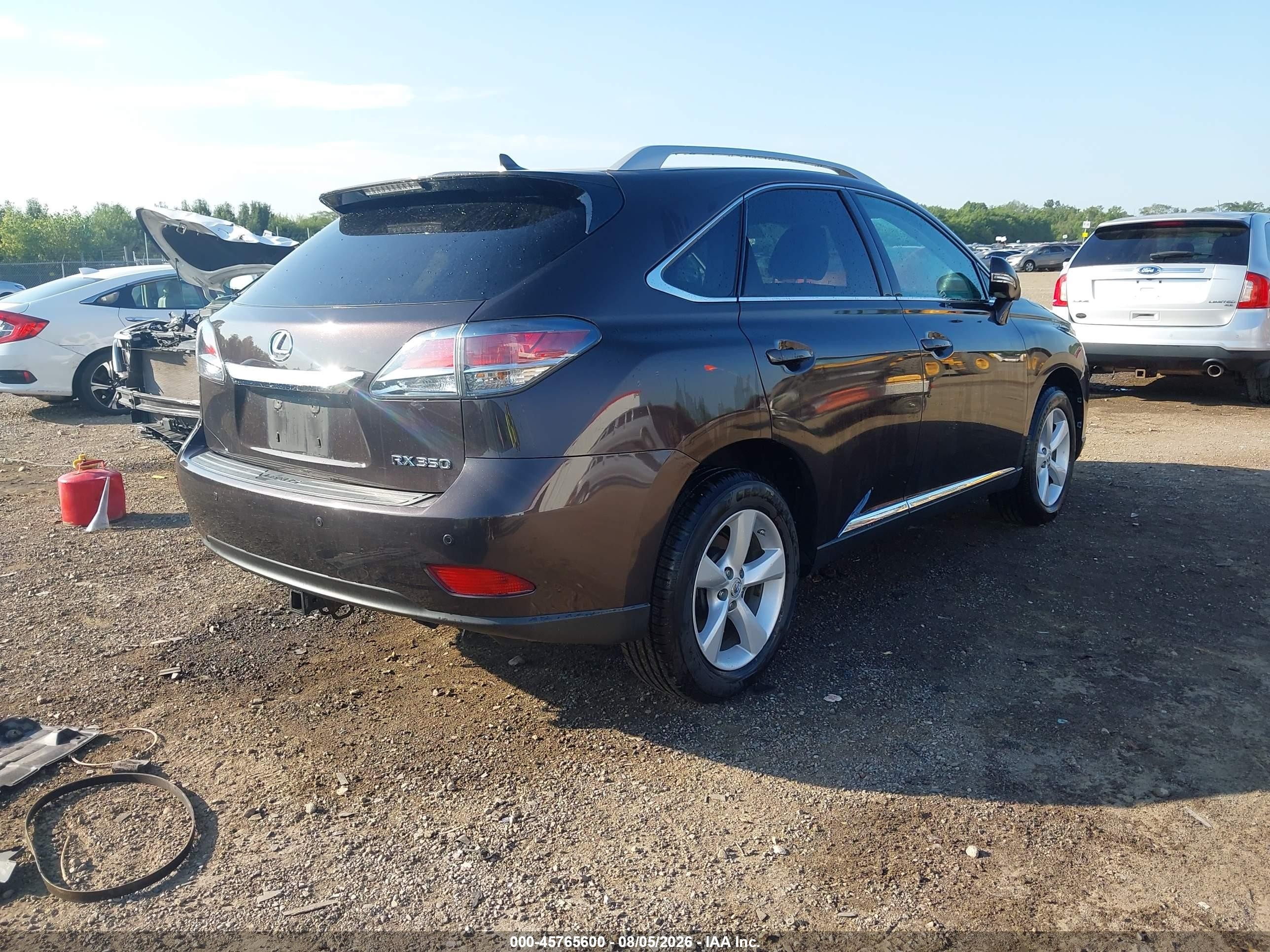 2013 Lexus Rx 350 Brown vin: 2T2BK1BA2DC168180