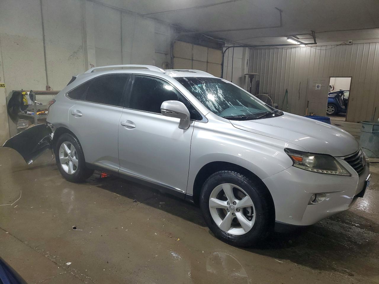 2013 Lexus Rx 350 Base Silver vin: 2T2BK1BA2DC181947