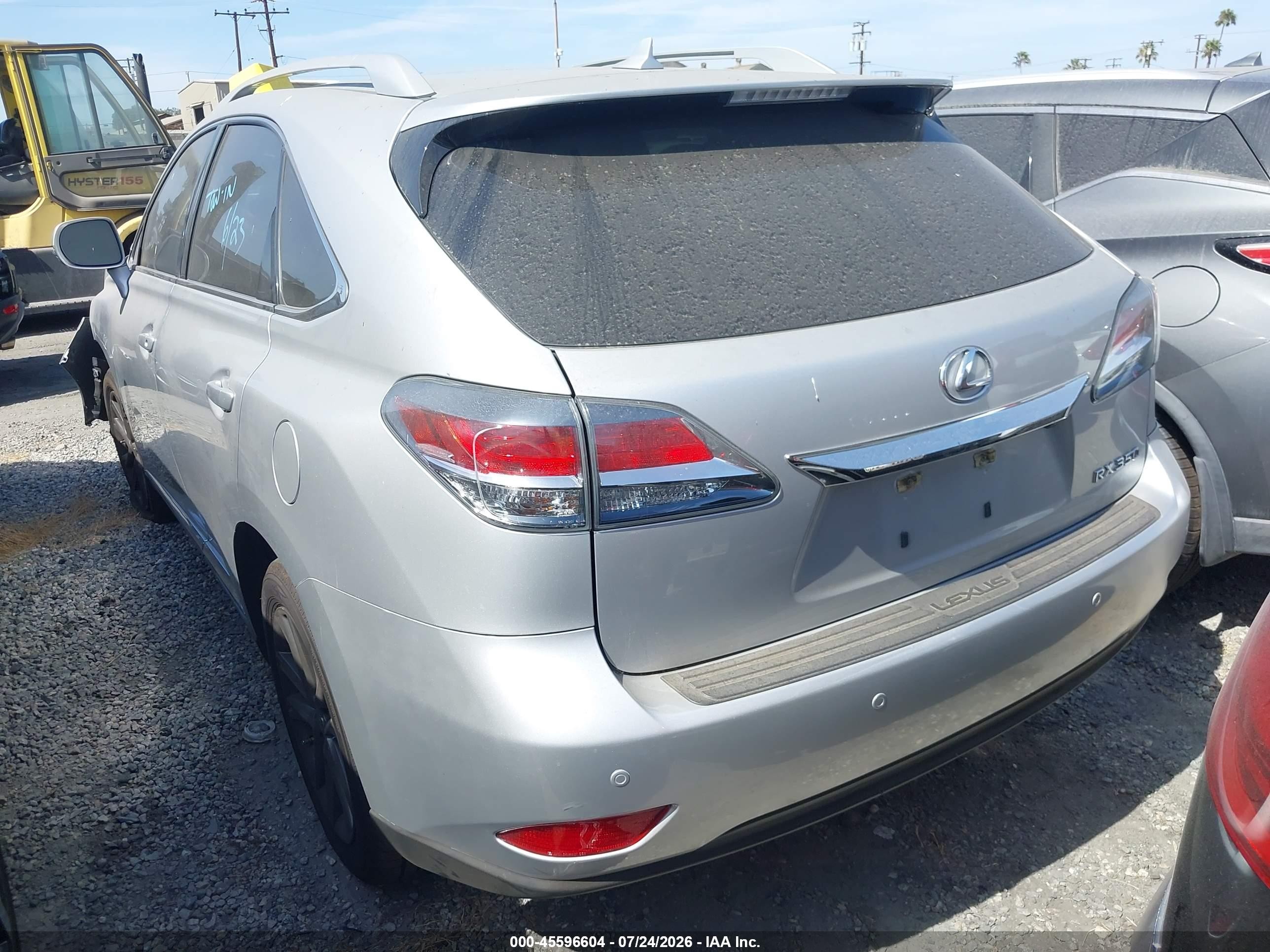 2013 Lexus Rx 350 F Sport Silver vin: 2T2BK1BA2DC194696