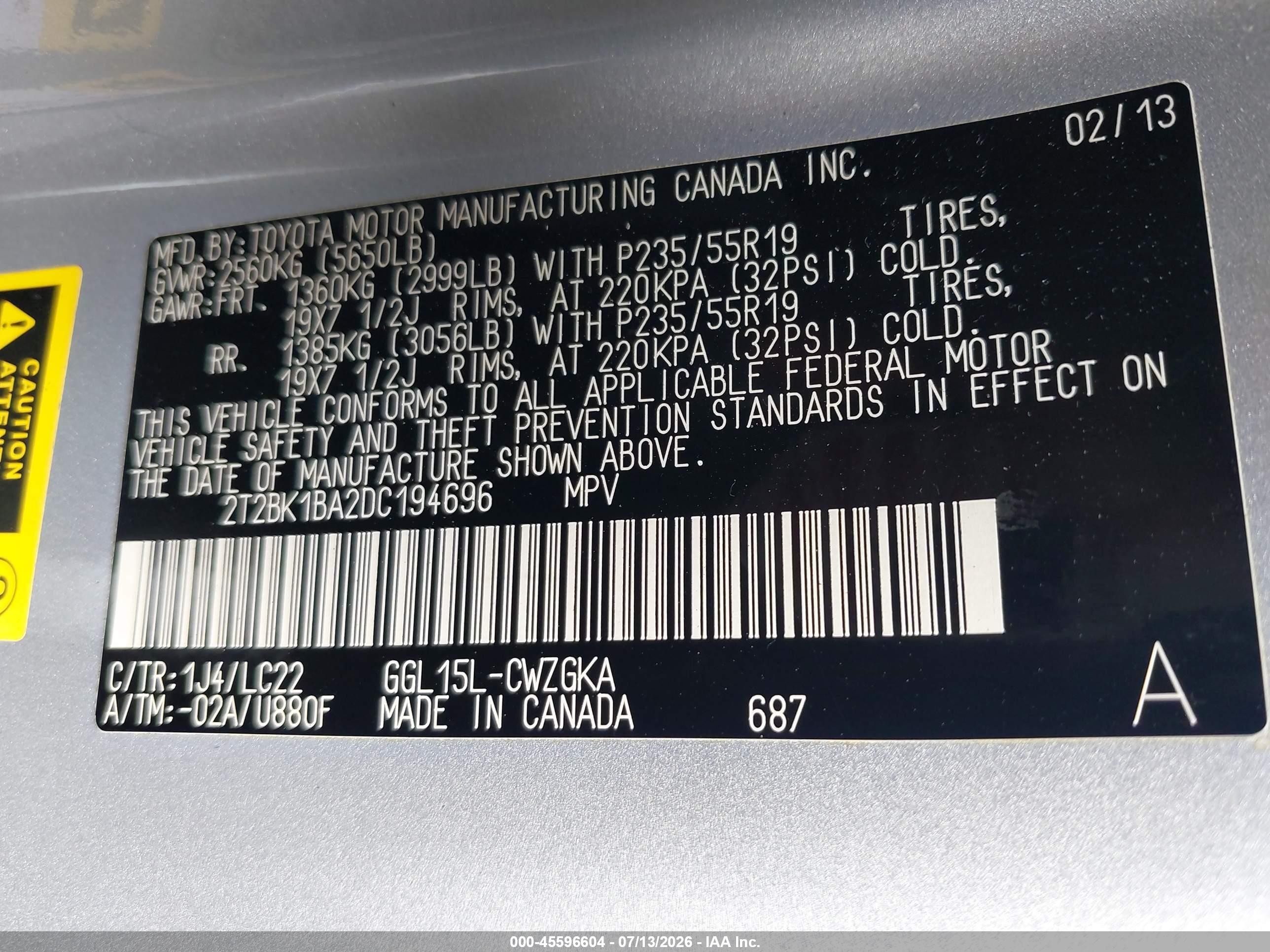 2013 Lexus Rx 350 F Sport Silver vin: 2T2BK1BA2DC194696