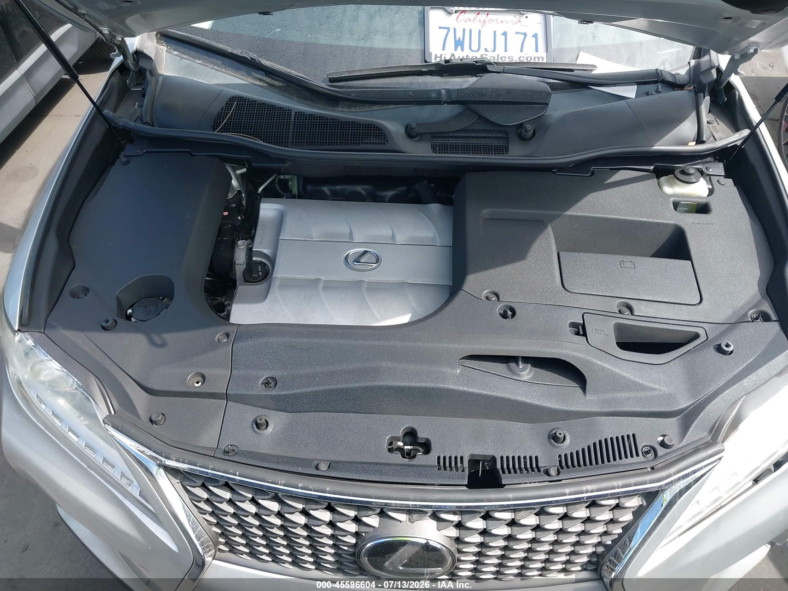 2013 Lexus Rx 350 F Sport Silver vin: 2T2BK1BA2DC194696