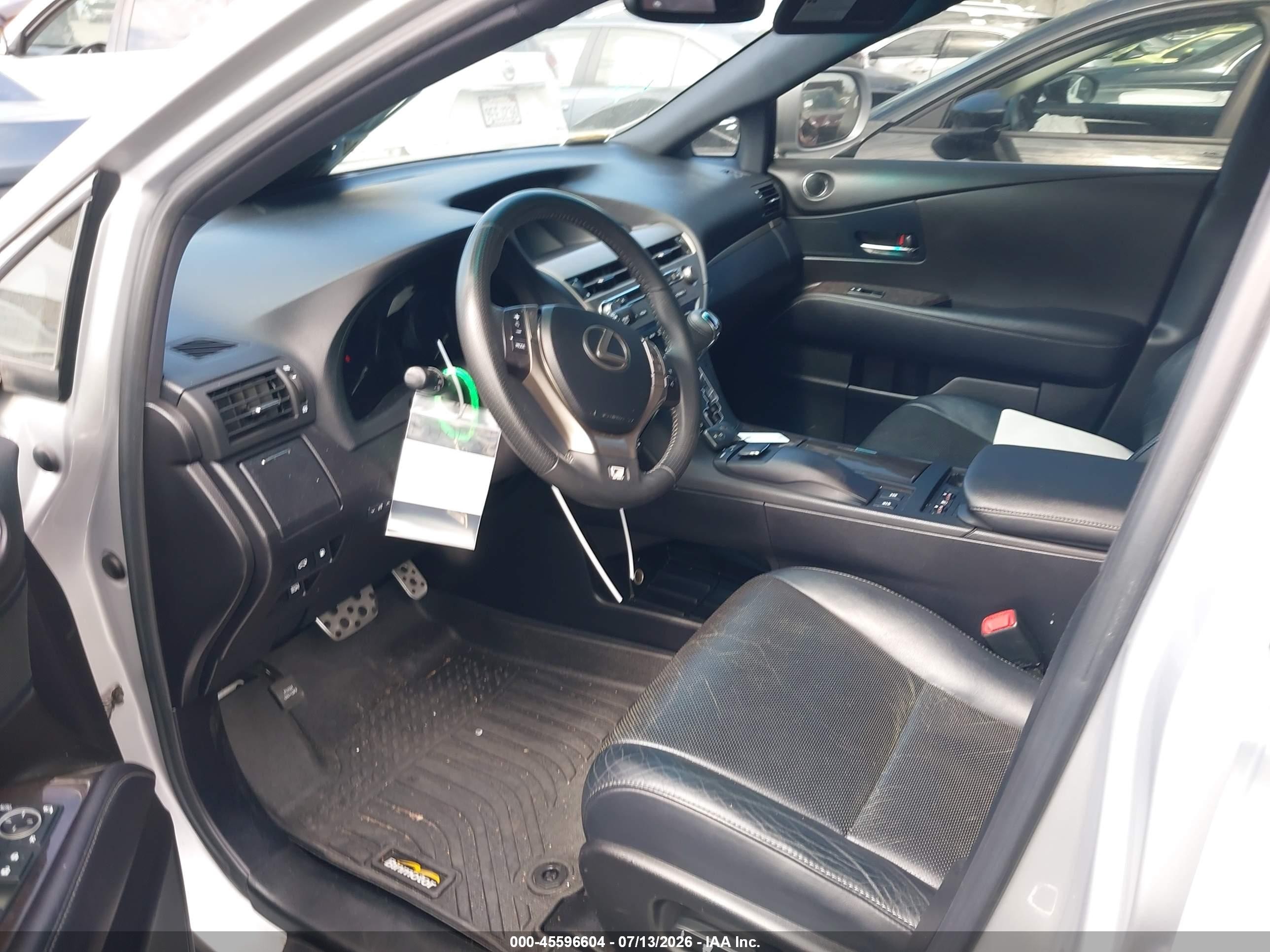 2013 Lexus Rx 350 F Sport Silver vin: 2T2BK1BA2DC194696
