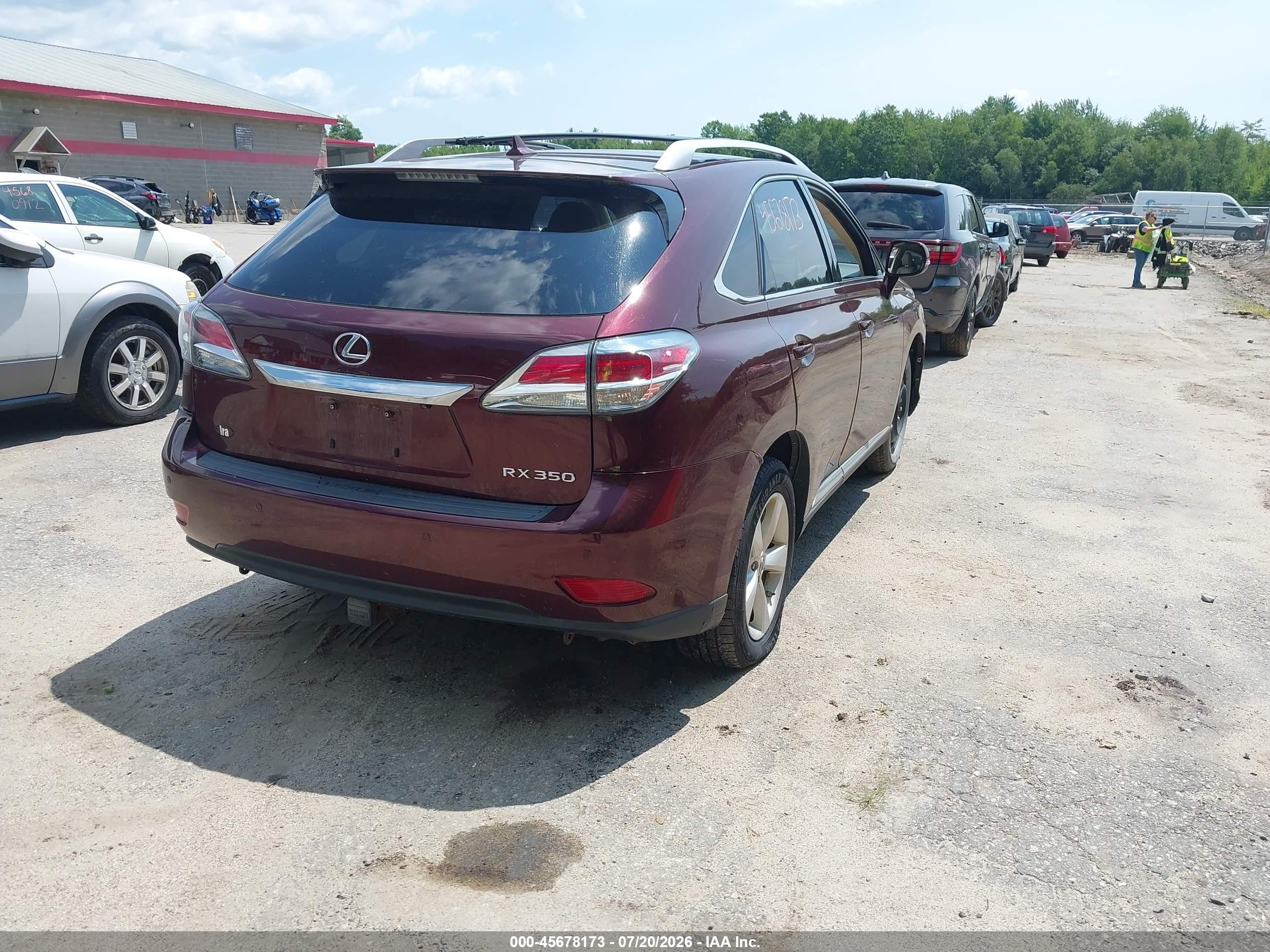 2013 Lexus Rx 350   Maroon vin: 2T2BK1BA2DC195248