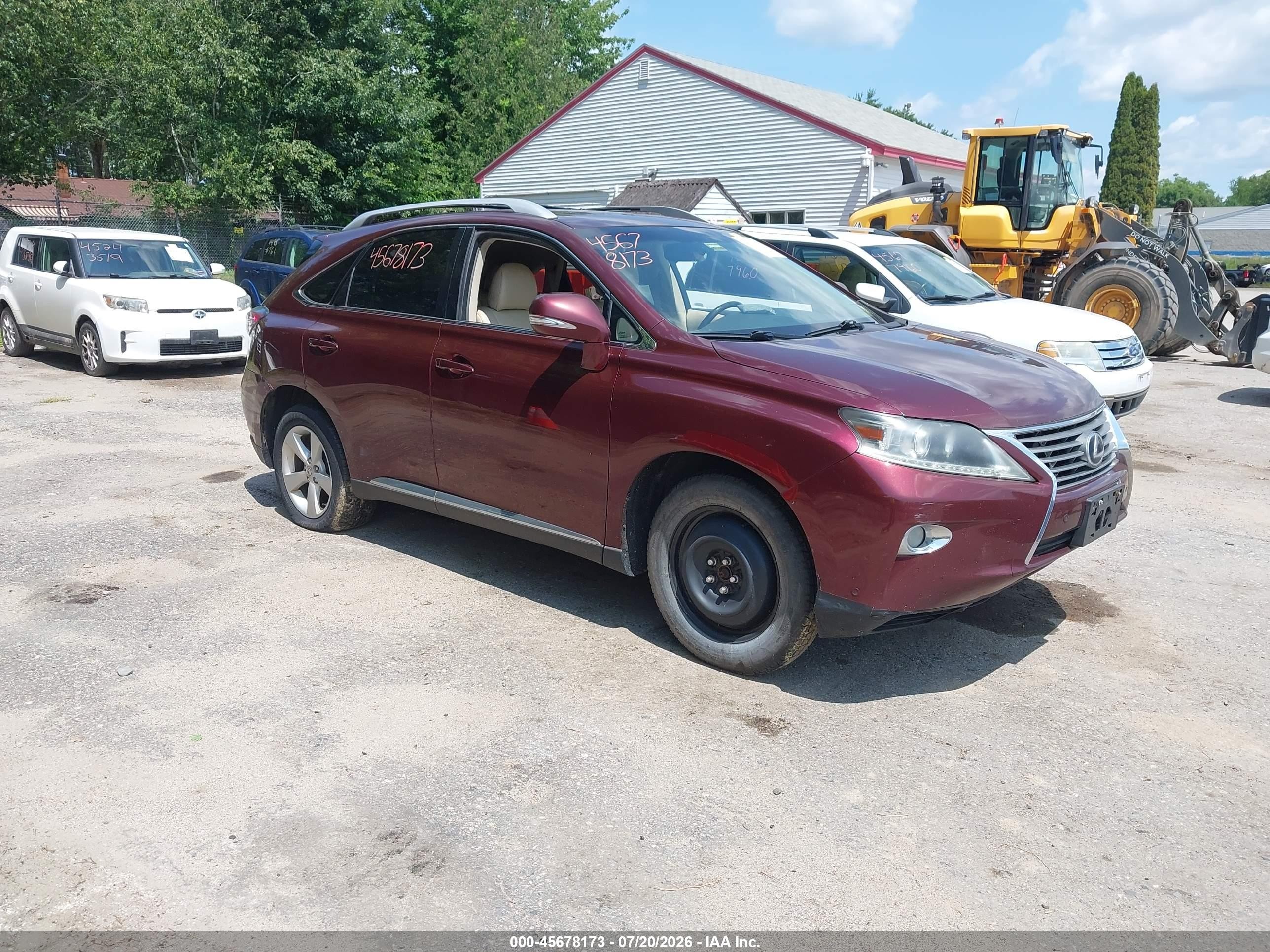 2013 Lexus Rx 350   Maroon vin: 2T2BK1BA2DC195248