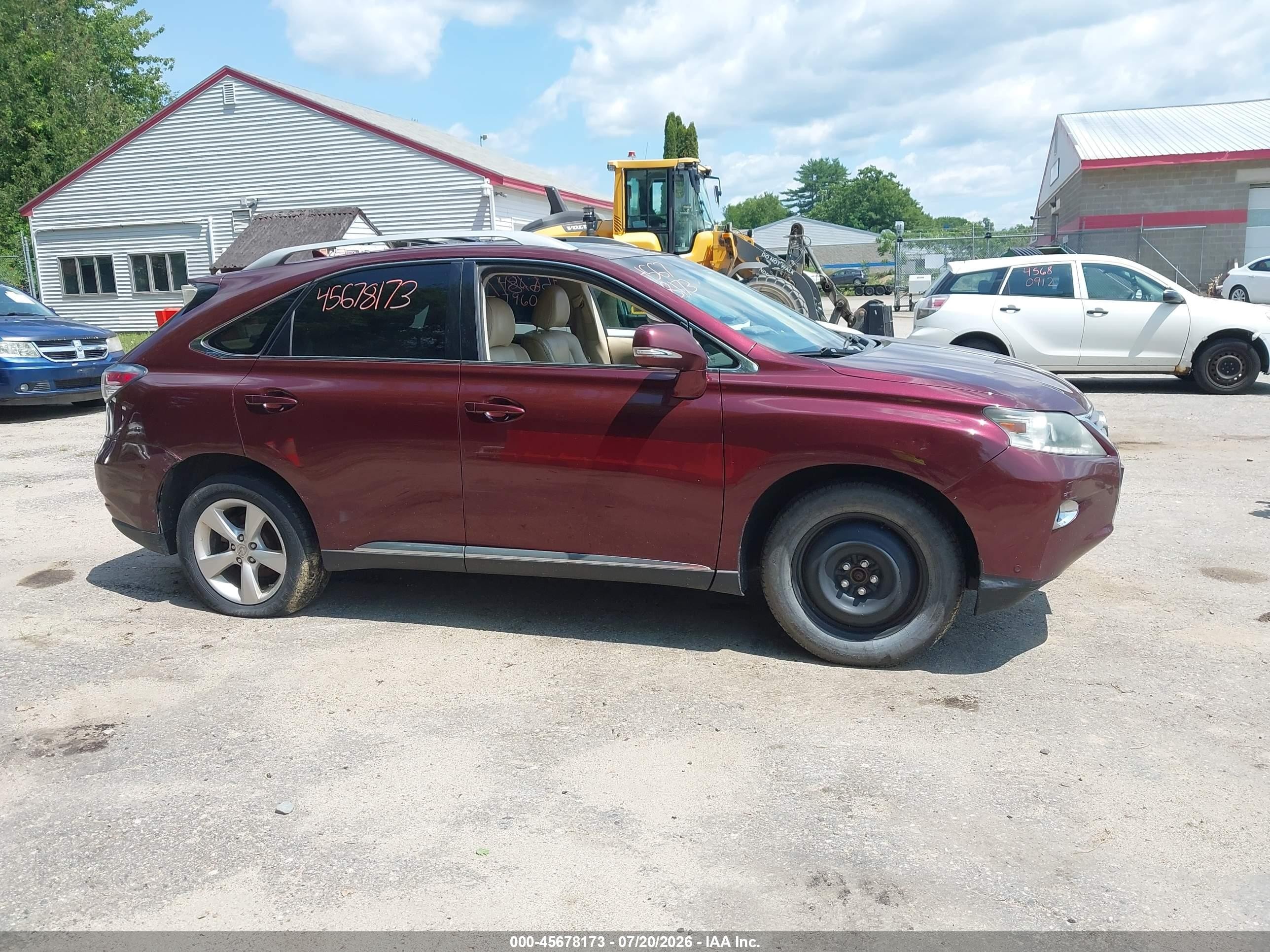 2013 Lexus Rx 350   Maroon vin: 2T2BK1BA2DC195248