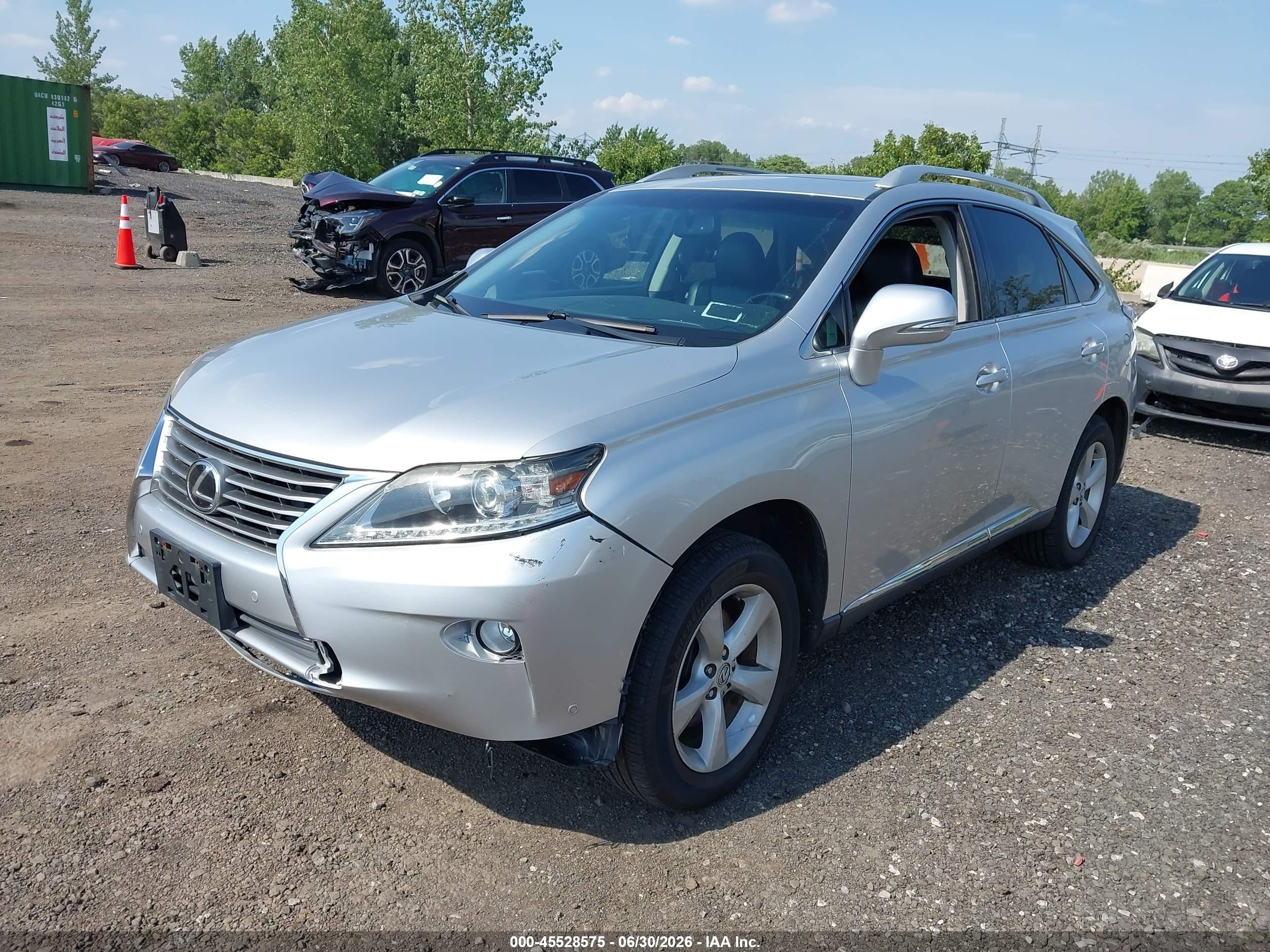 2013 Lexus Rx 350   Silver vin: 2T2BK1BA2DC199896