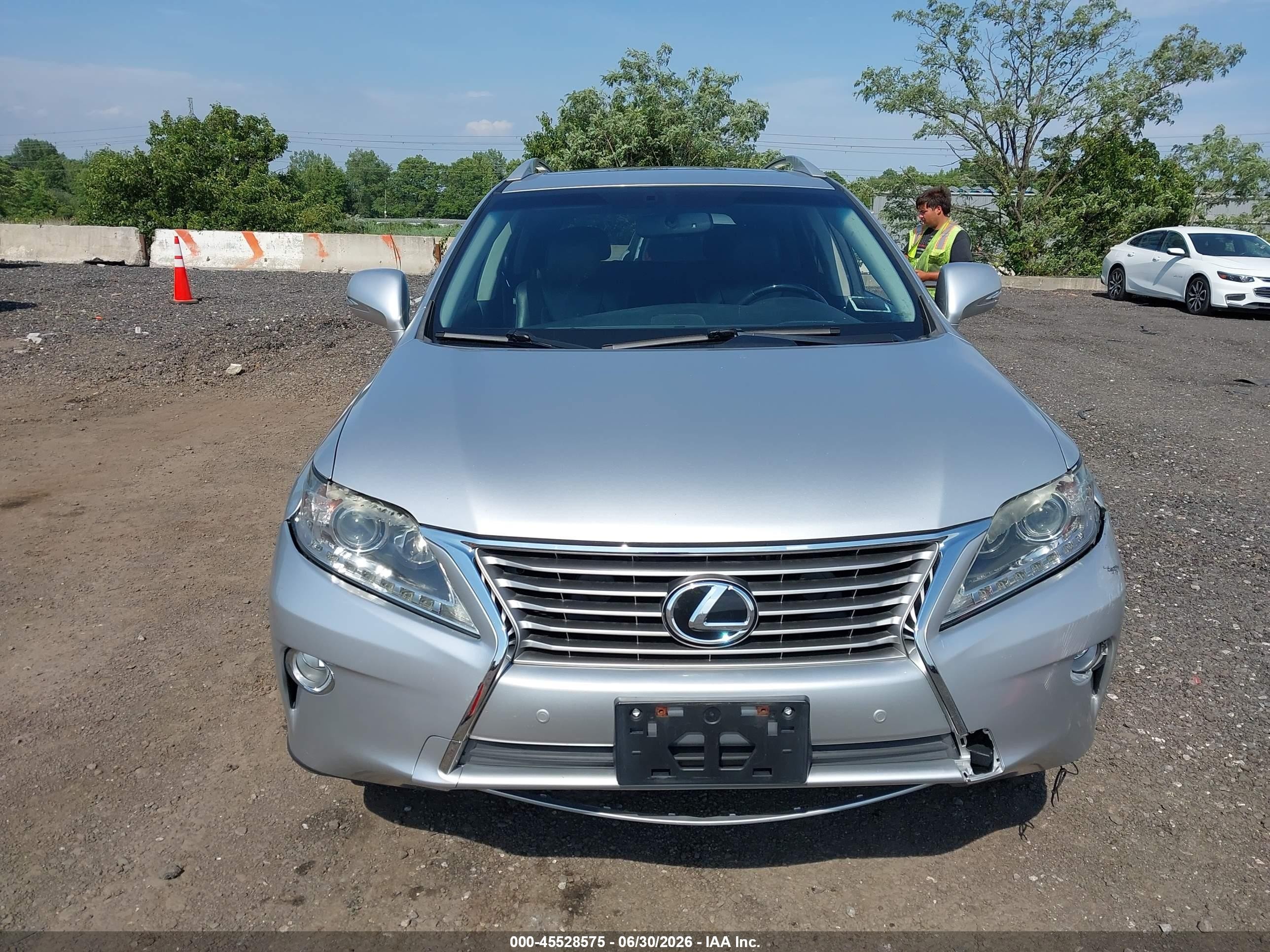 2013 Lexus Rx 350   Silver vin: 2T2BK1BA2DC199896