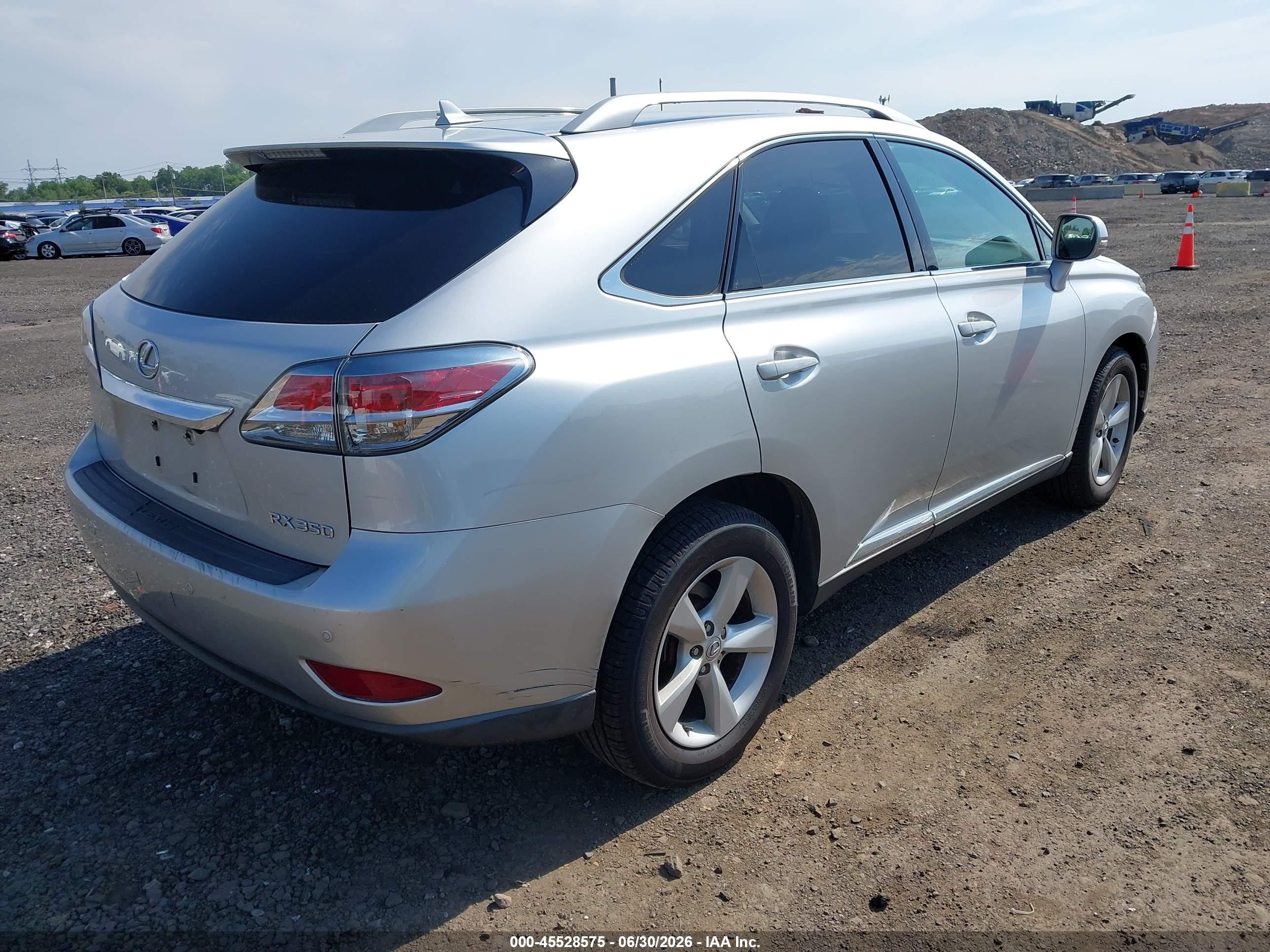 2013 Lexus Rx 350   Silver vin: 2T2BK1BA2DC199896