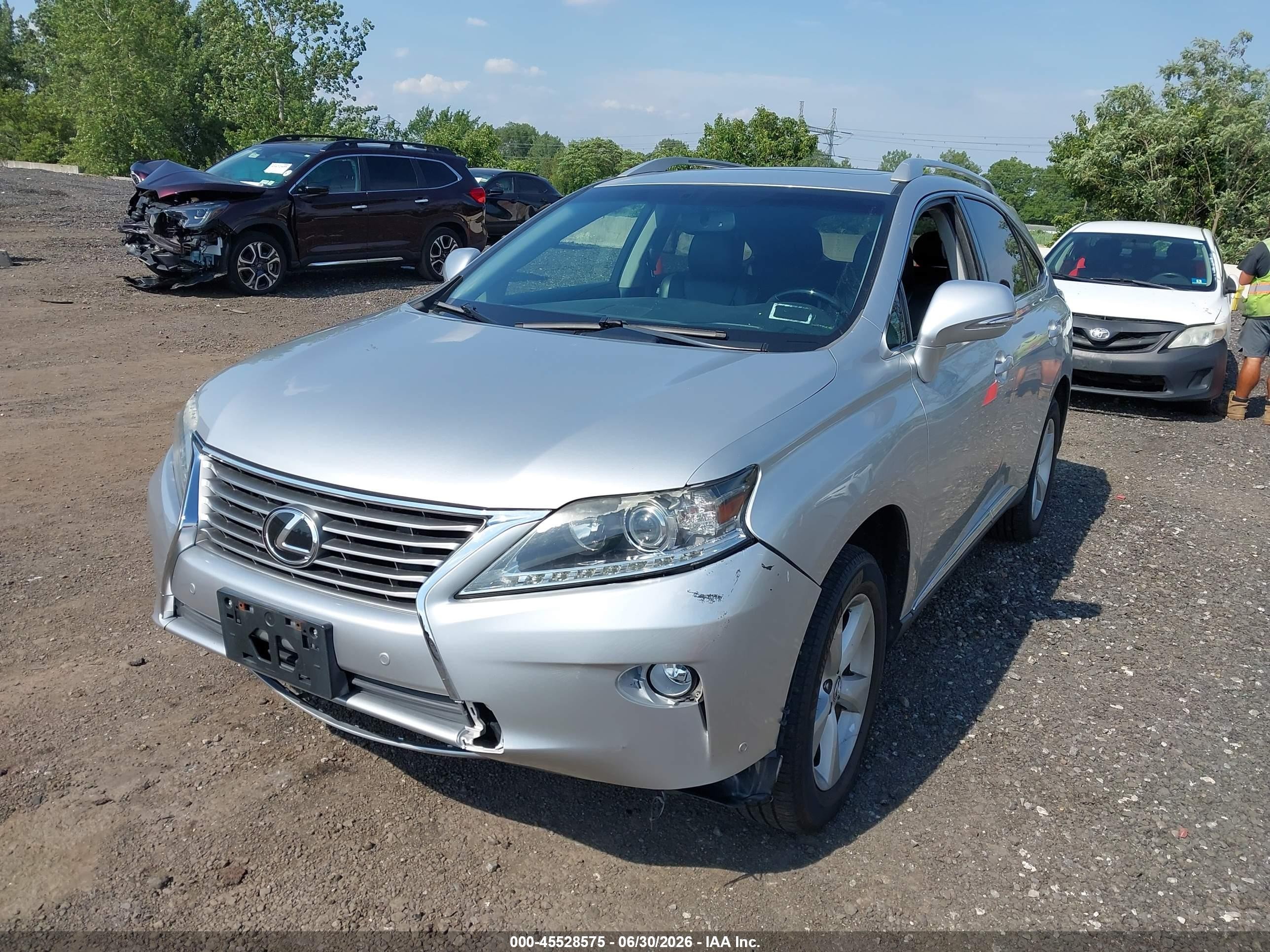 2013 Lexus Rx 350   Silver vin: 2T2BK1BA2DC199896