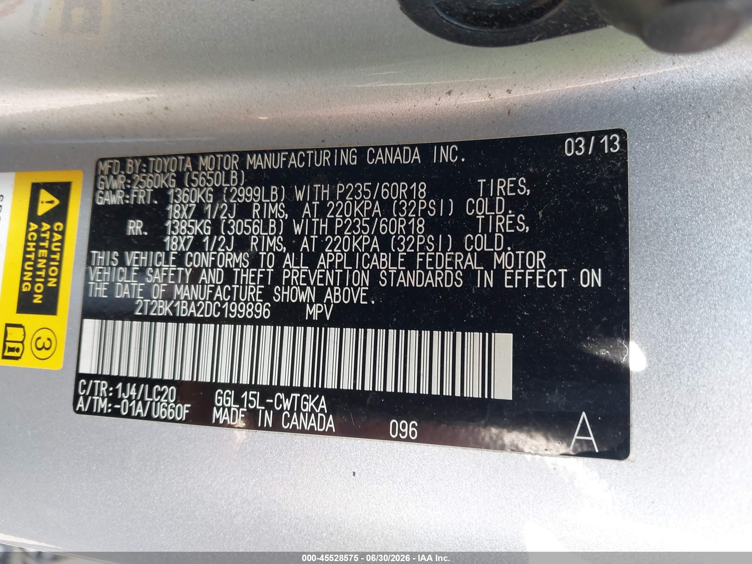 2013 Lexus Rx 350   Silver vin: 2T2BK1BA2DC199896