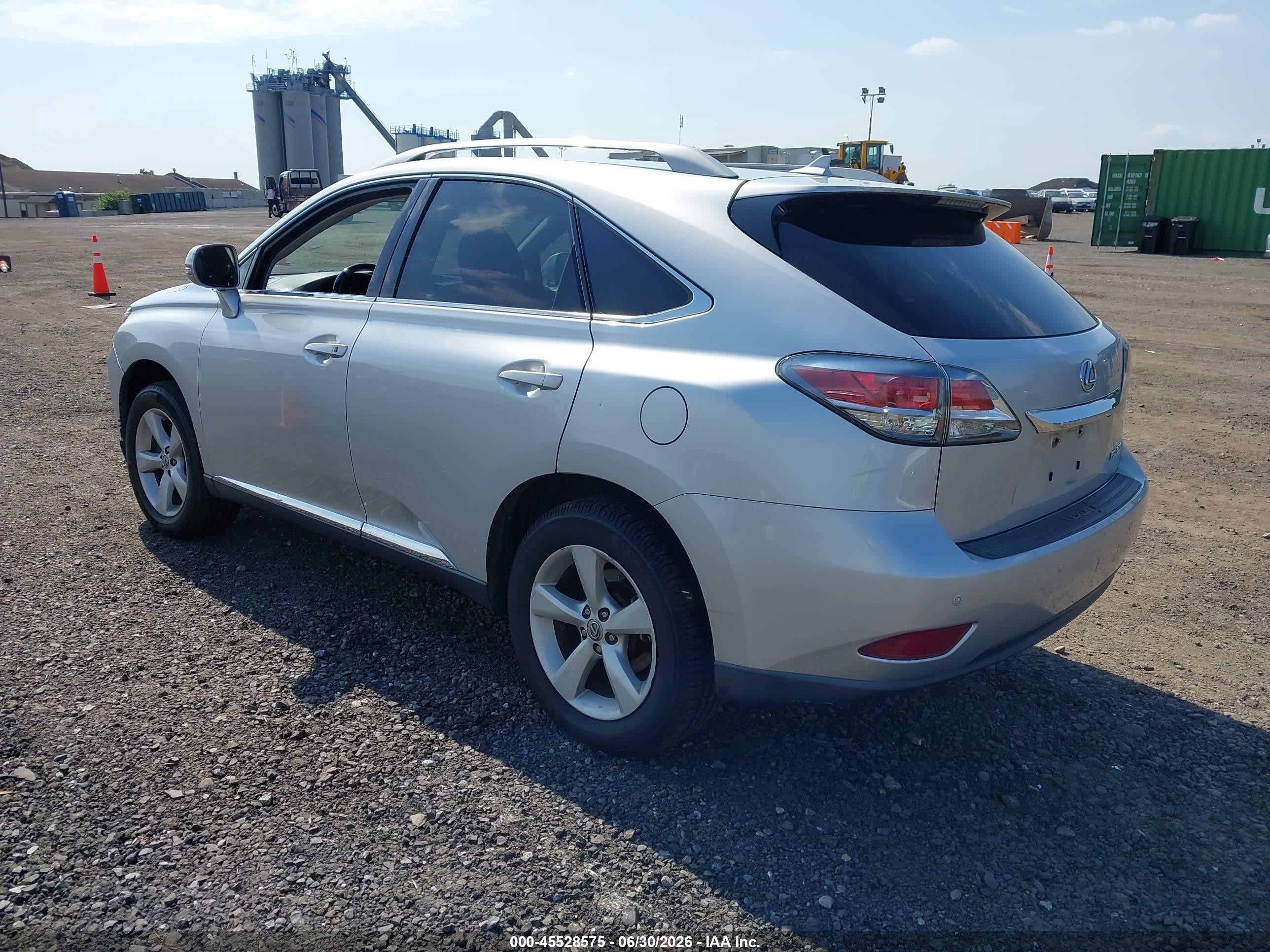 2013 Lexus Rx 350   Silver vin: 2T2BK1BA2DC199896