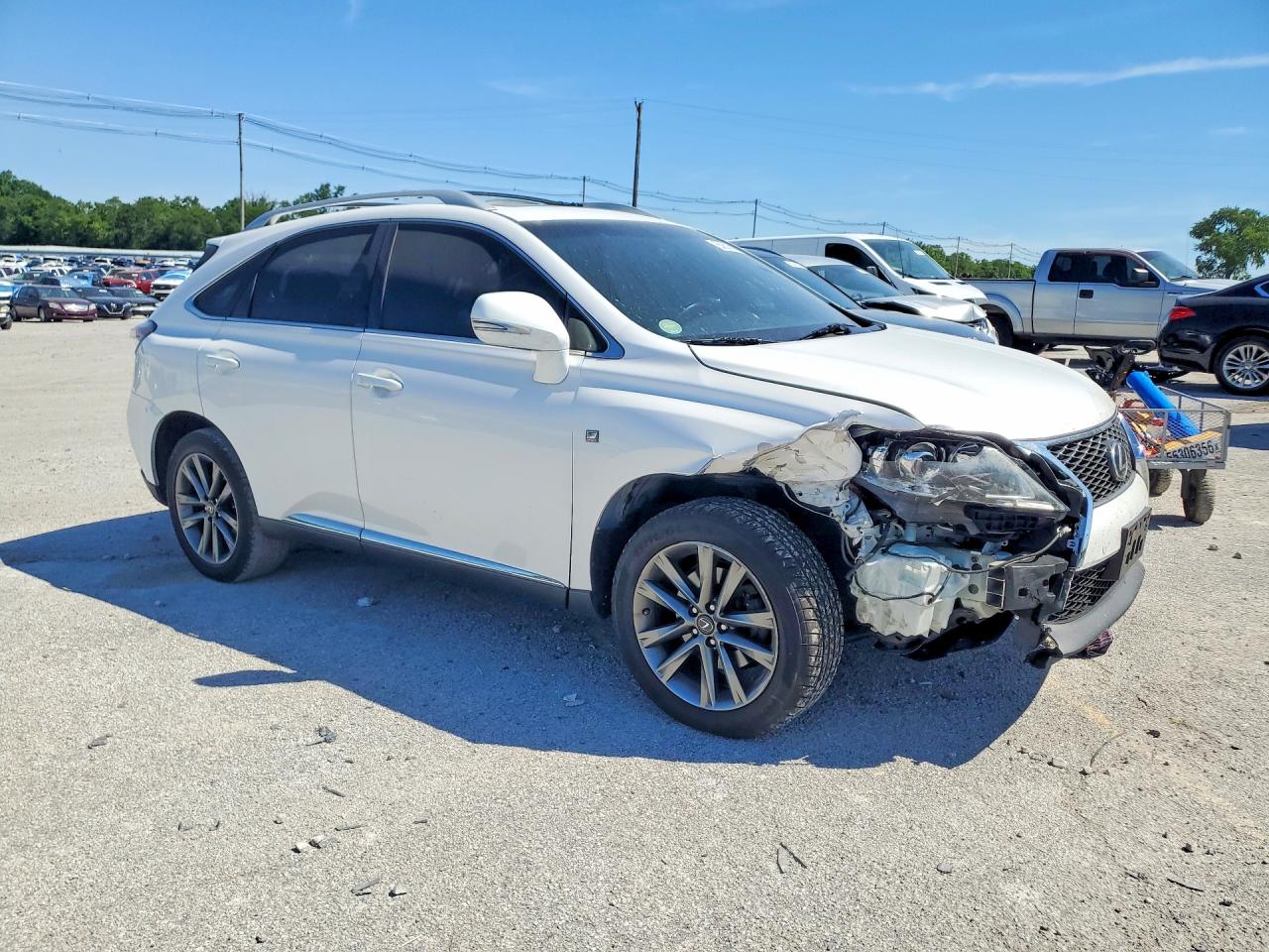 2013 Lexus Rx 350 F Sport White vin: 2T2BK1BA2DC203610