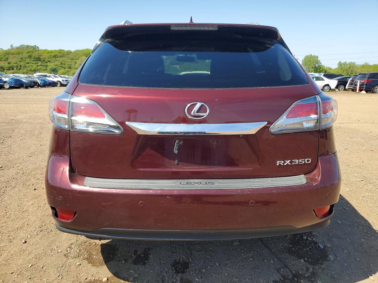 2013 Lexus Rx 350 Base Burgundy vin: 2T2BK1BA2DC218155