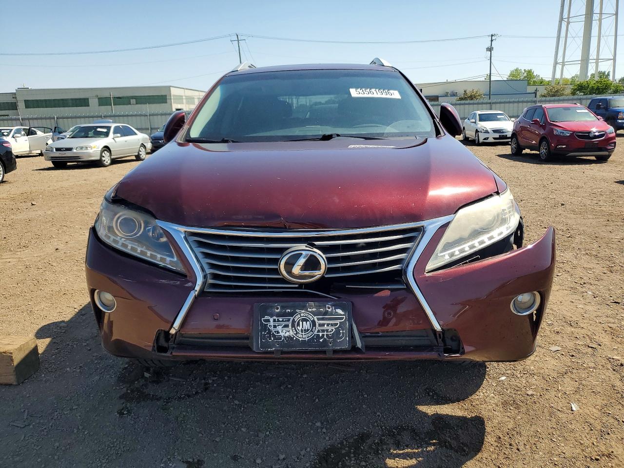 2013 Lexus Rx 350 Base Burgundy vin: 2T2BK1BA2DC218155