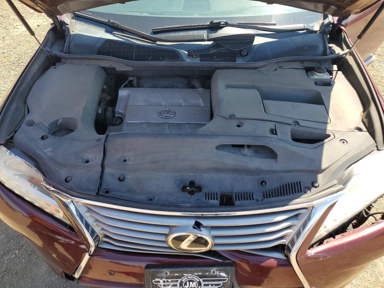 2013 Lexus Rx 350 Base Burgundy vin: 2T2BK1BA2DC218155