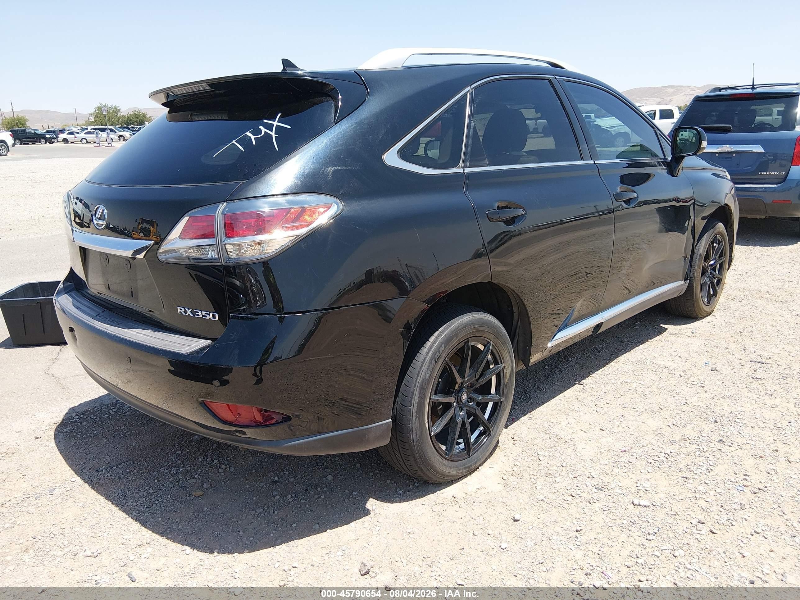 2013 Lexus Rx 350   Black vin: 2T2BK1BA2DC223937