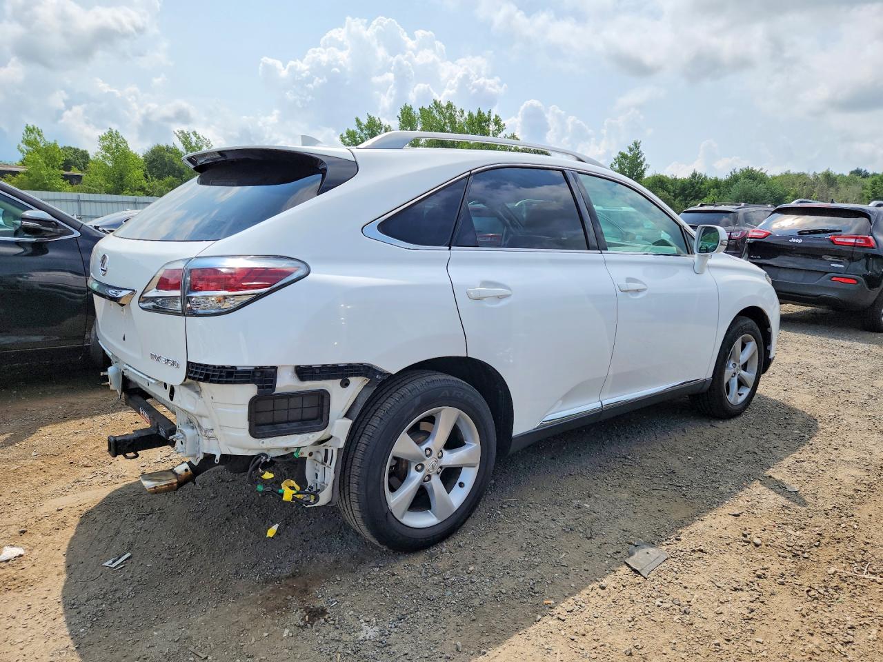 2014 Lexus Rx 350 Base White vin: 2T2BK1BA2EC234101