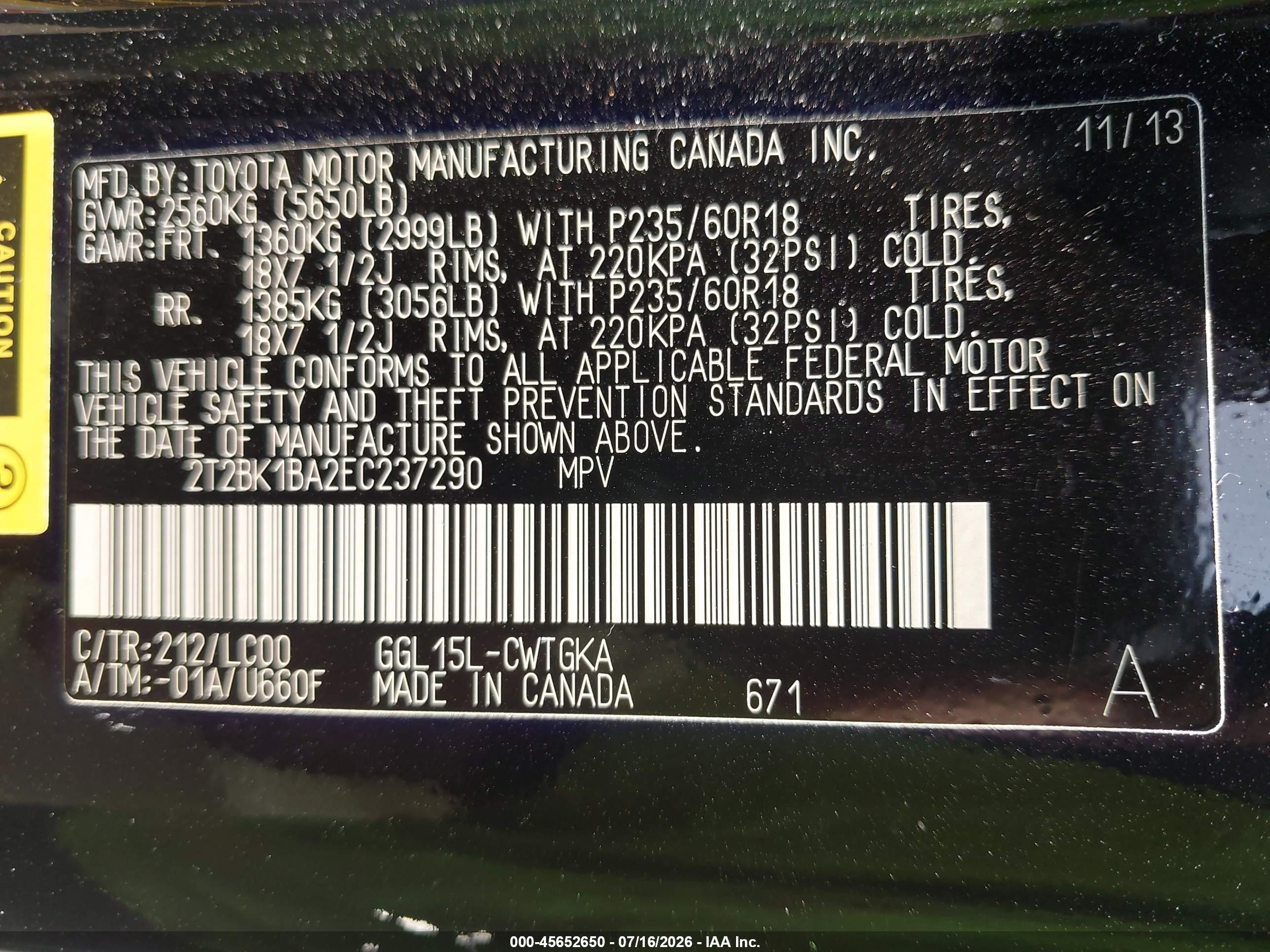 2014 Lexus Rx 350   Black vin: 2T2BK1BA2EC237290