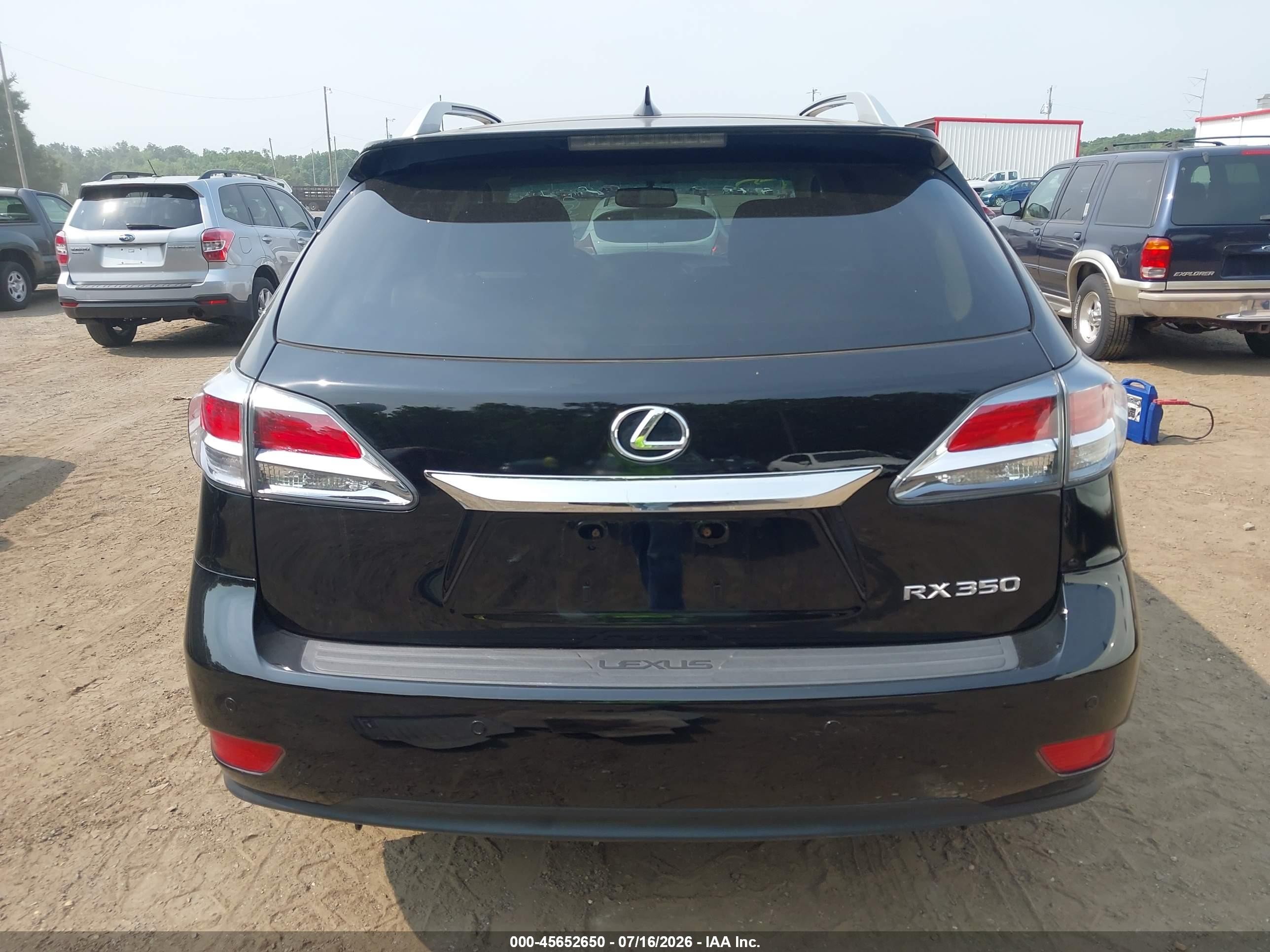 2014 Lexus Rx 350   Black vin: 2T2BK1BA2EC237290