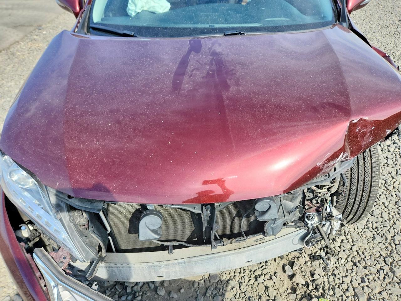 2014 Lexus Rx 350 Base Burgundy vin: 2T2BK1BA2EC244143