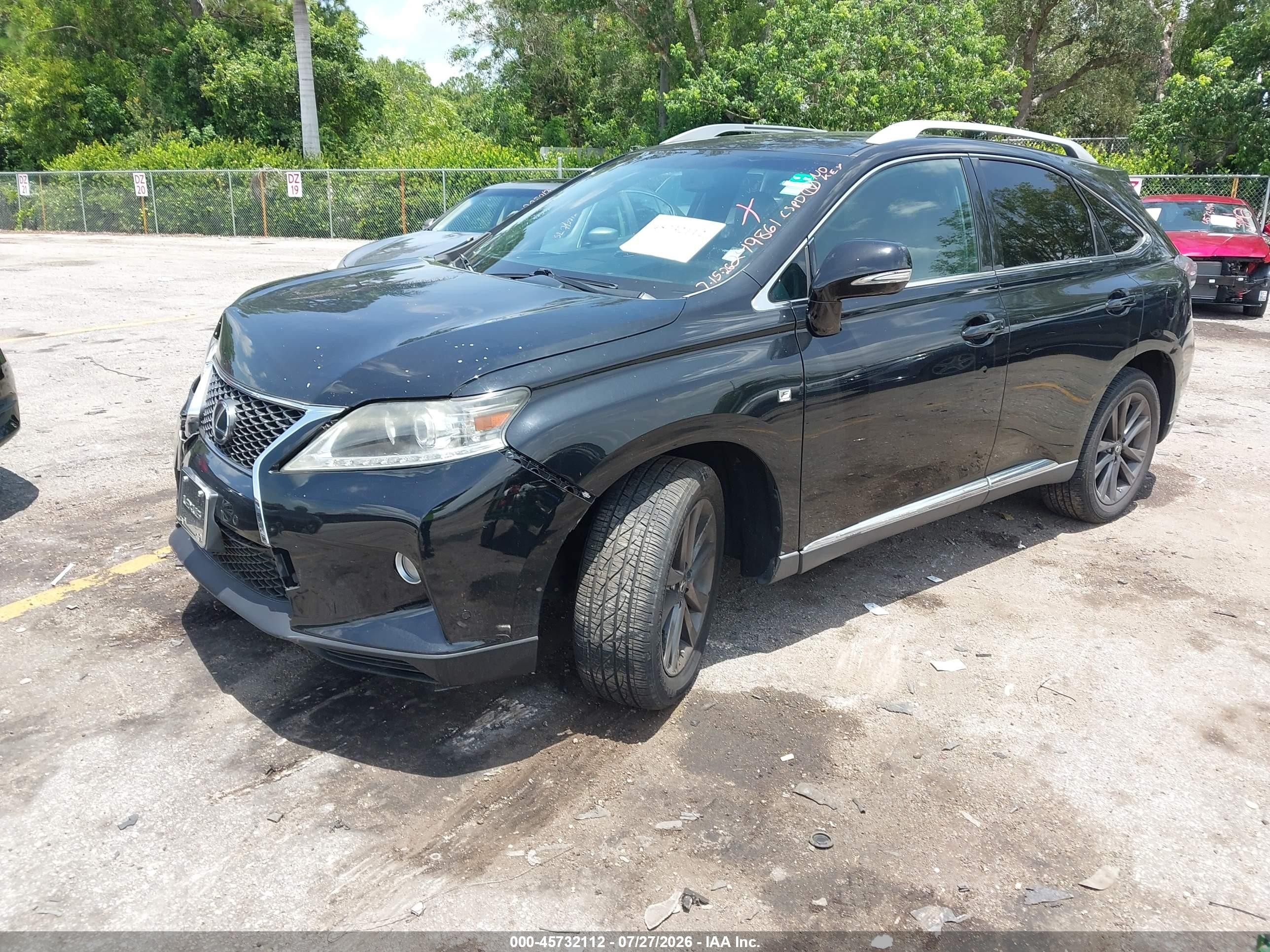 2014 Lexus Rx 350 F Sport Black vin: 2T2BK1BA2EC249861