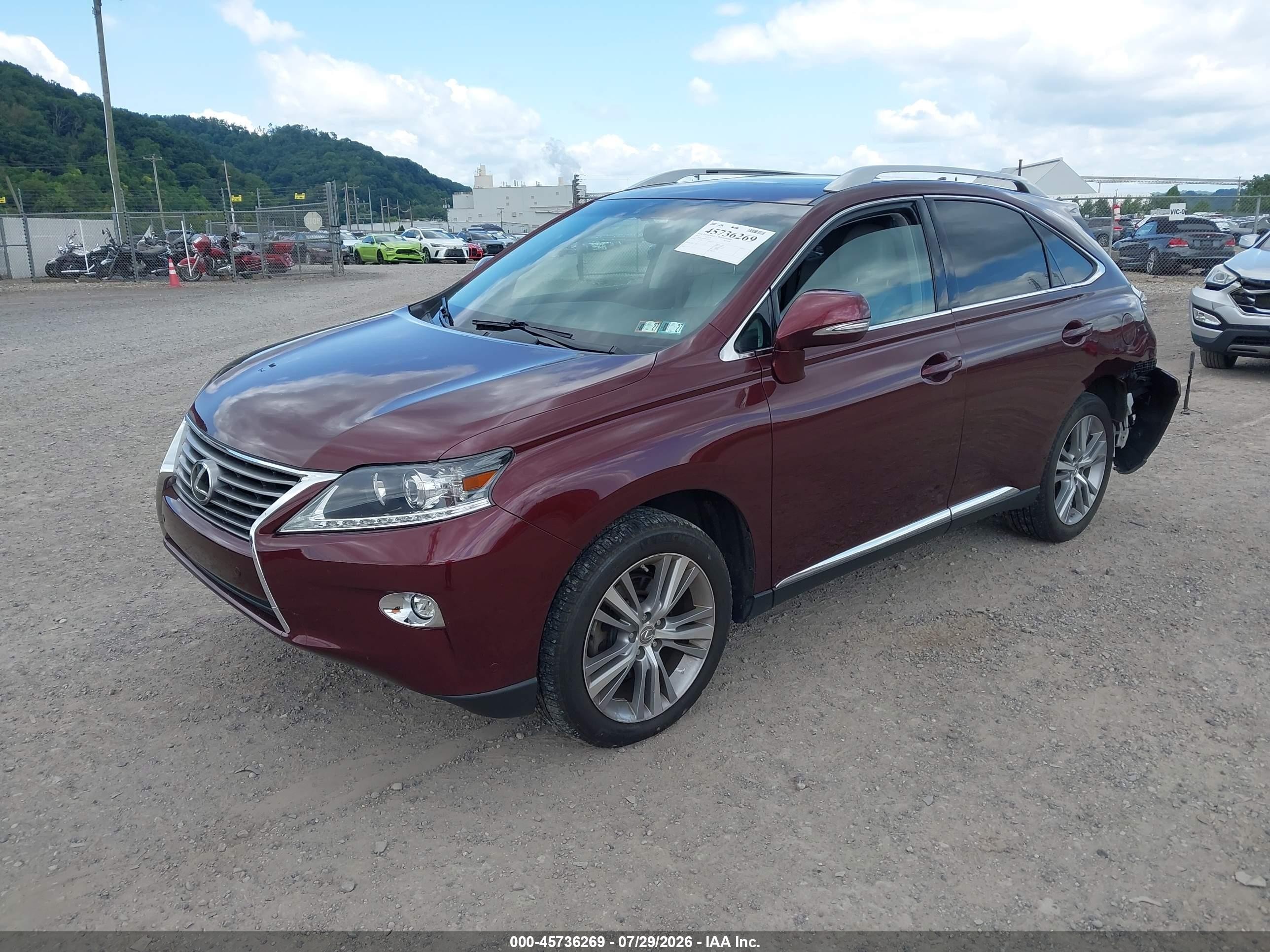 2015 Lexus Rx 350   Burgundy vin: 2T2BK1BA2FC261011