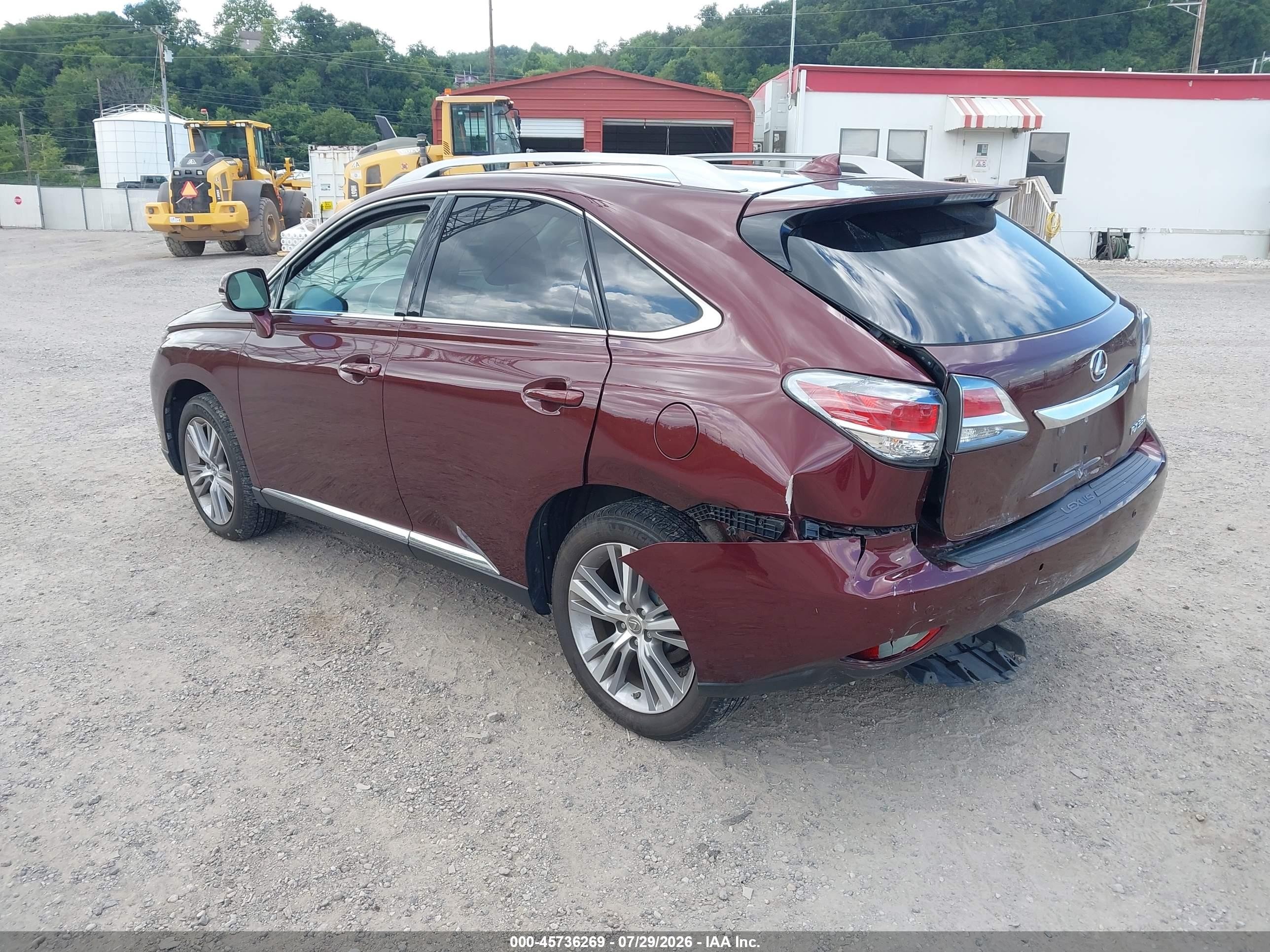 2015 Lexus Rx 350   Burgundy vin: 2T2BK1BA2FC261011