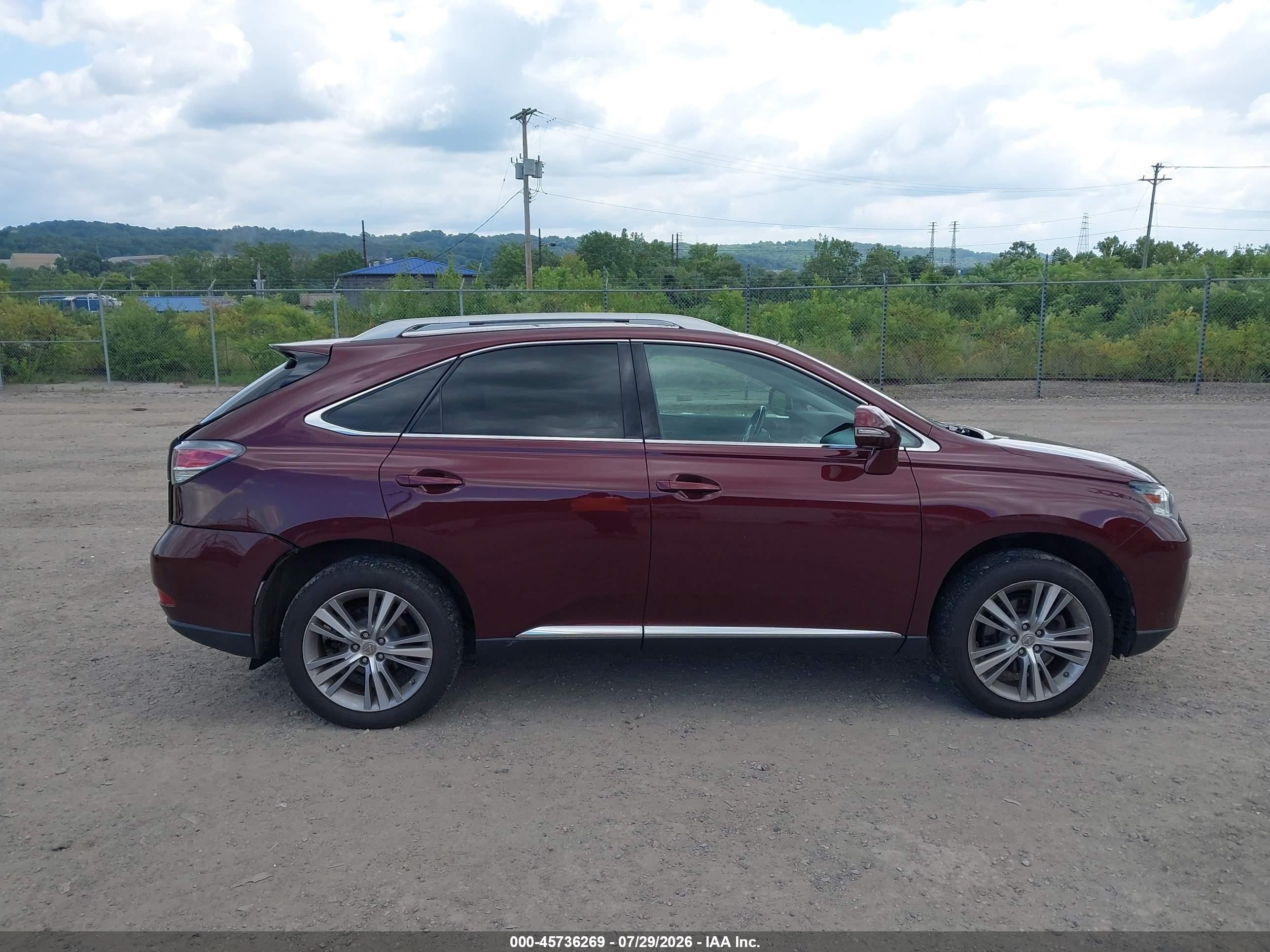 2015 Lexus Rx 350   Burgundy vin: 2T2BK1BA2FC261011