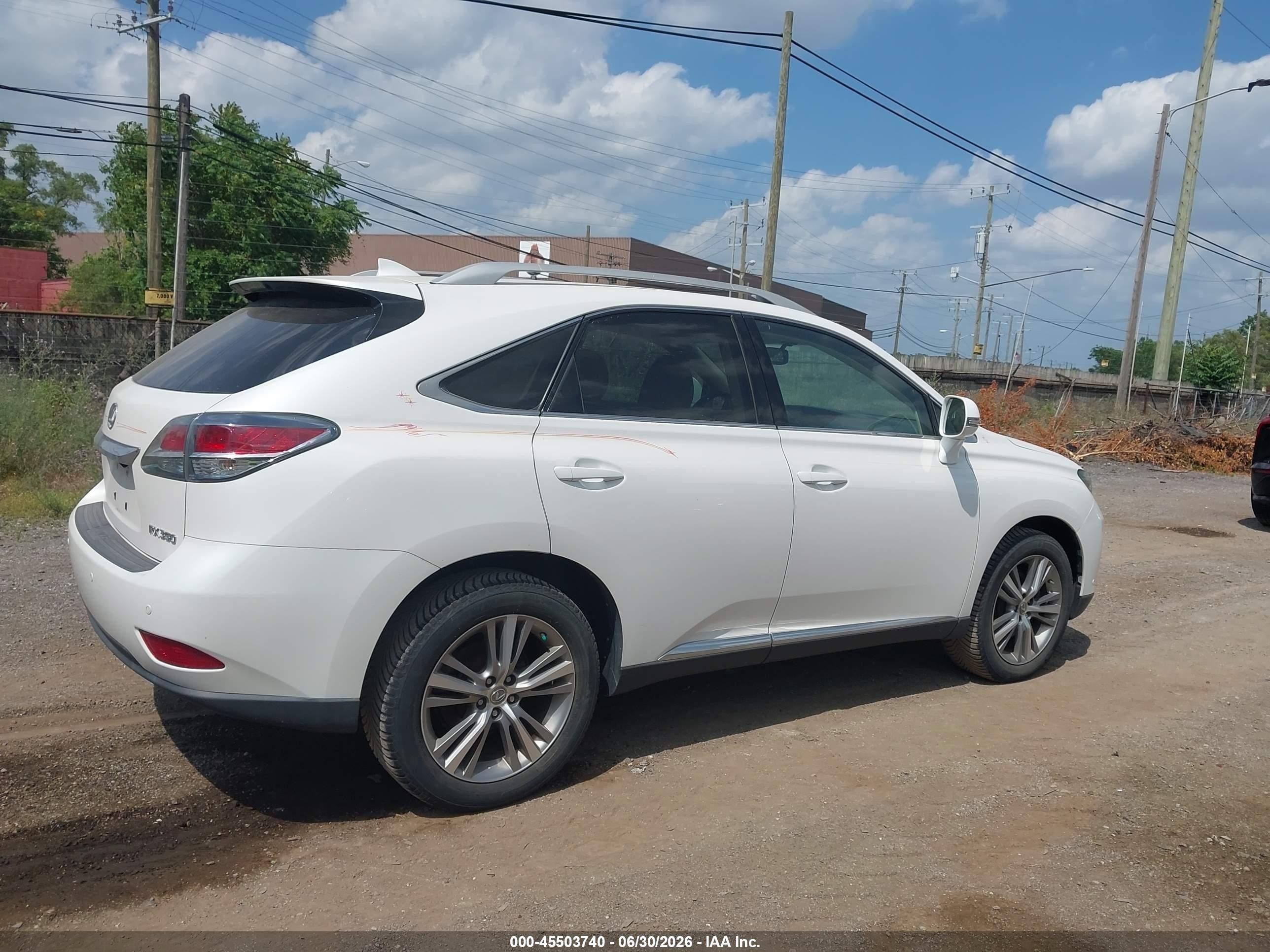 2015 Lexus Rx 350   White vin: 2T2BK1BA2FC276446