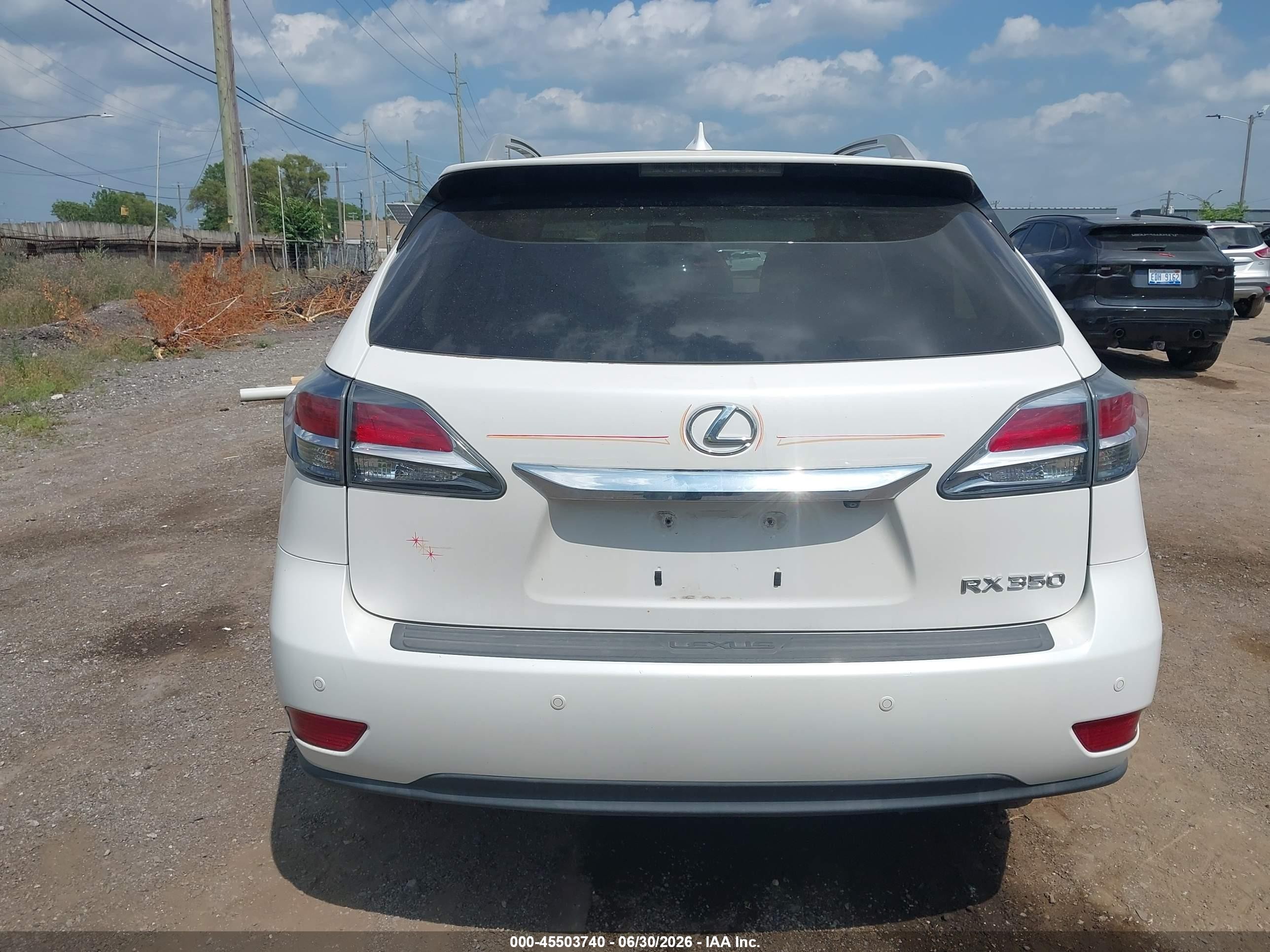 2015 Lexus Rx 350   White vin: 2T2BK1BA2FC276446