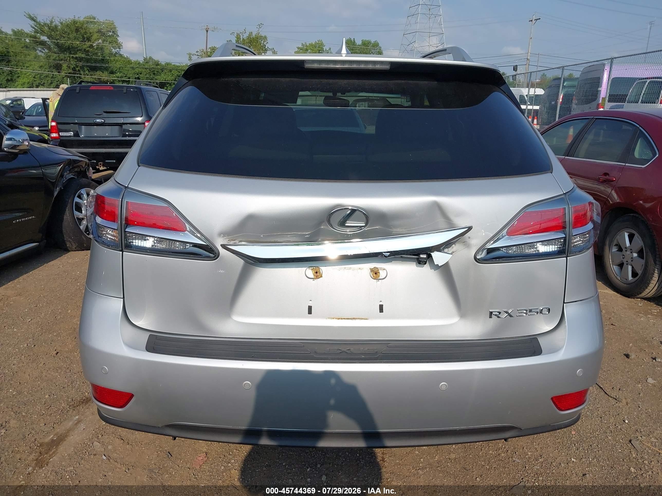 2015 Lexus Rx 350   Silver vin: 2T2BK1BA2FC282957
